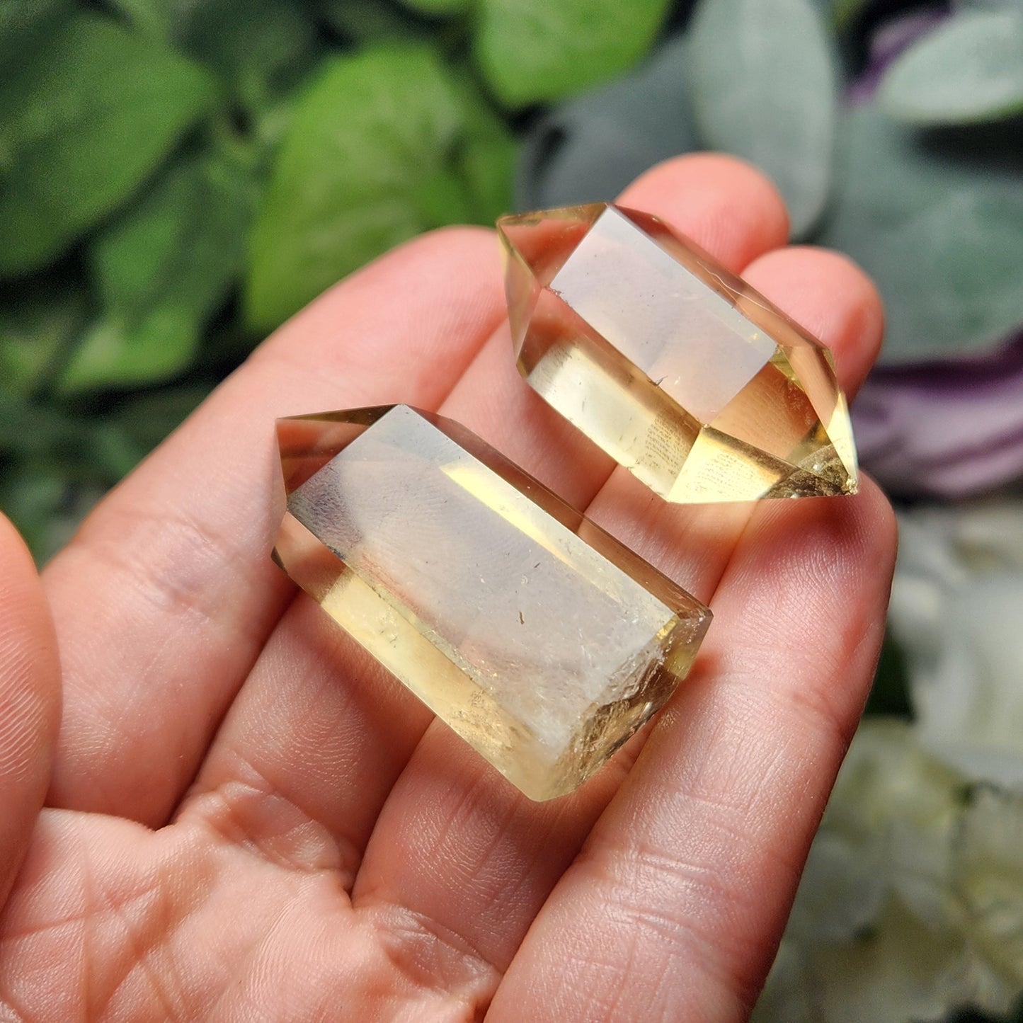 NATURAL Citrine Point