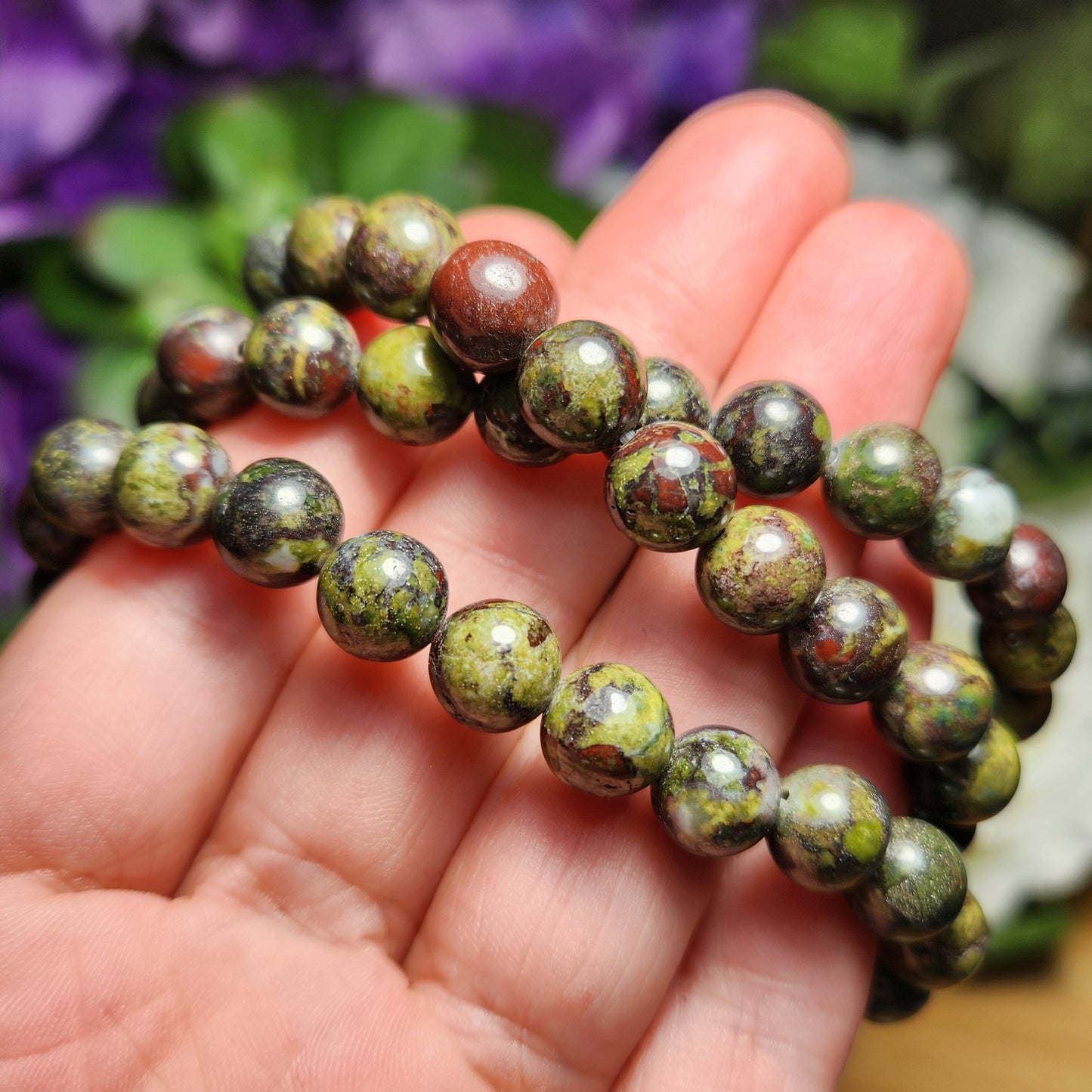 Dragon Bloodstone Bracelet