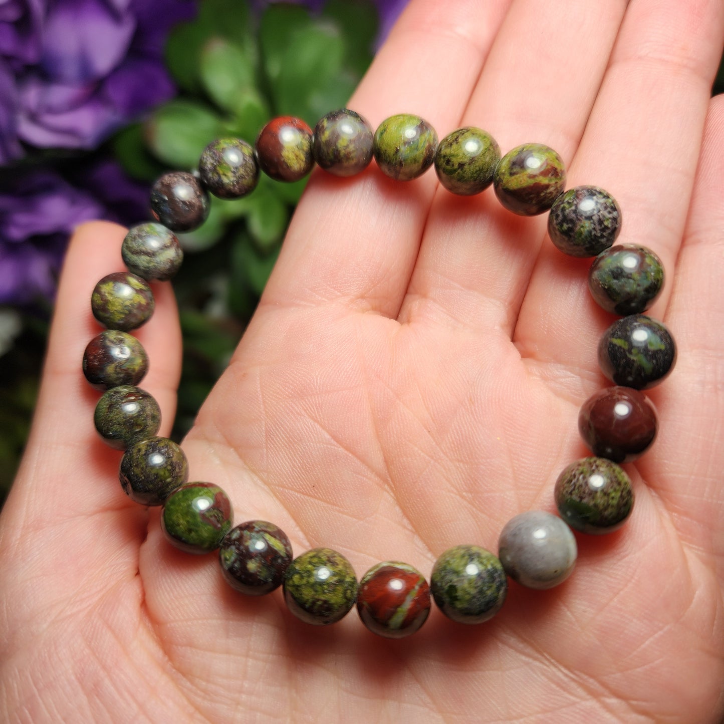 Dragon Bloodstone Bracelet