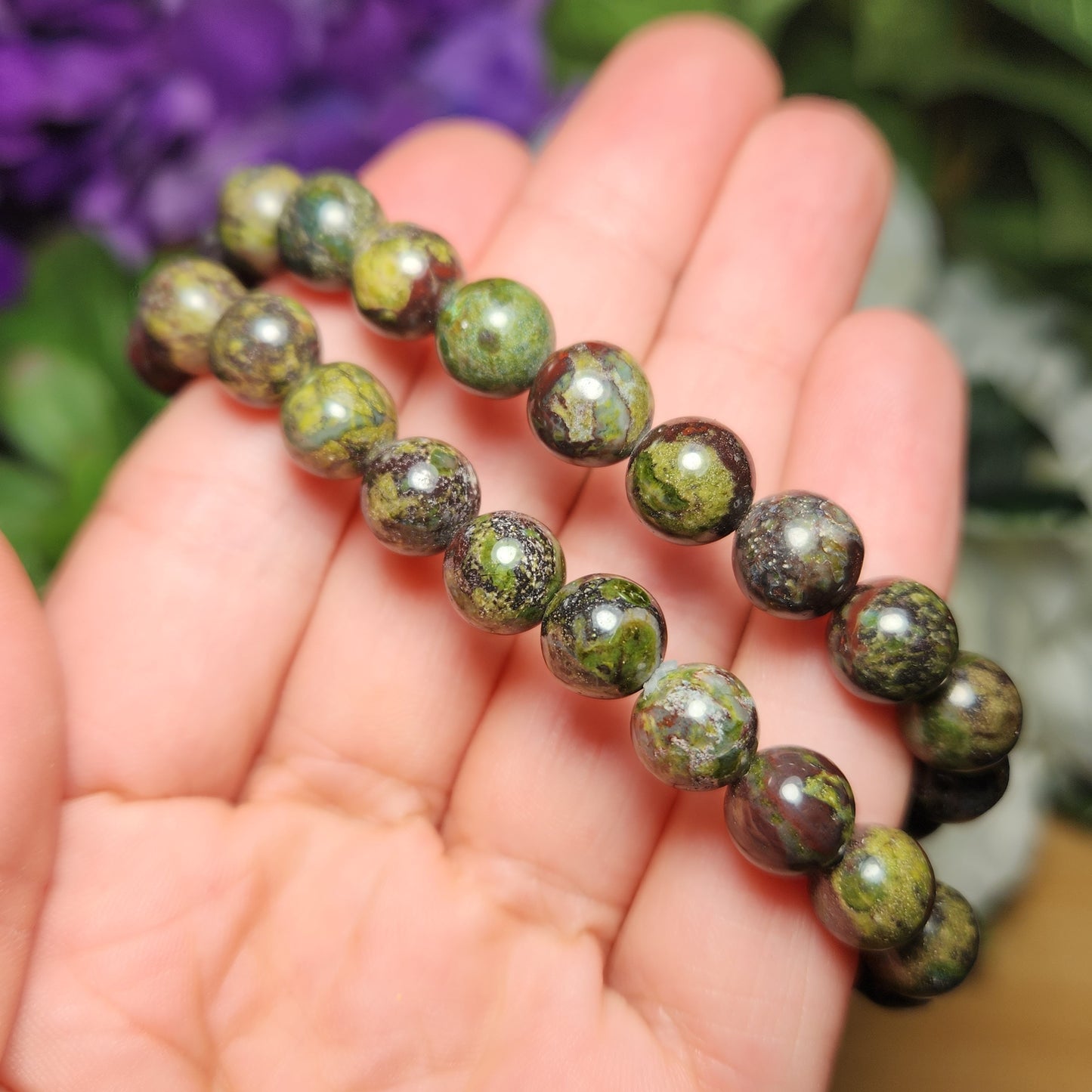 Dragon Bloodstone Bracelet