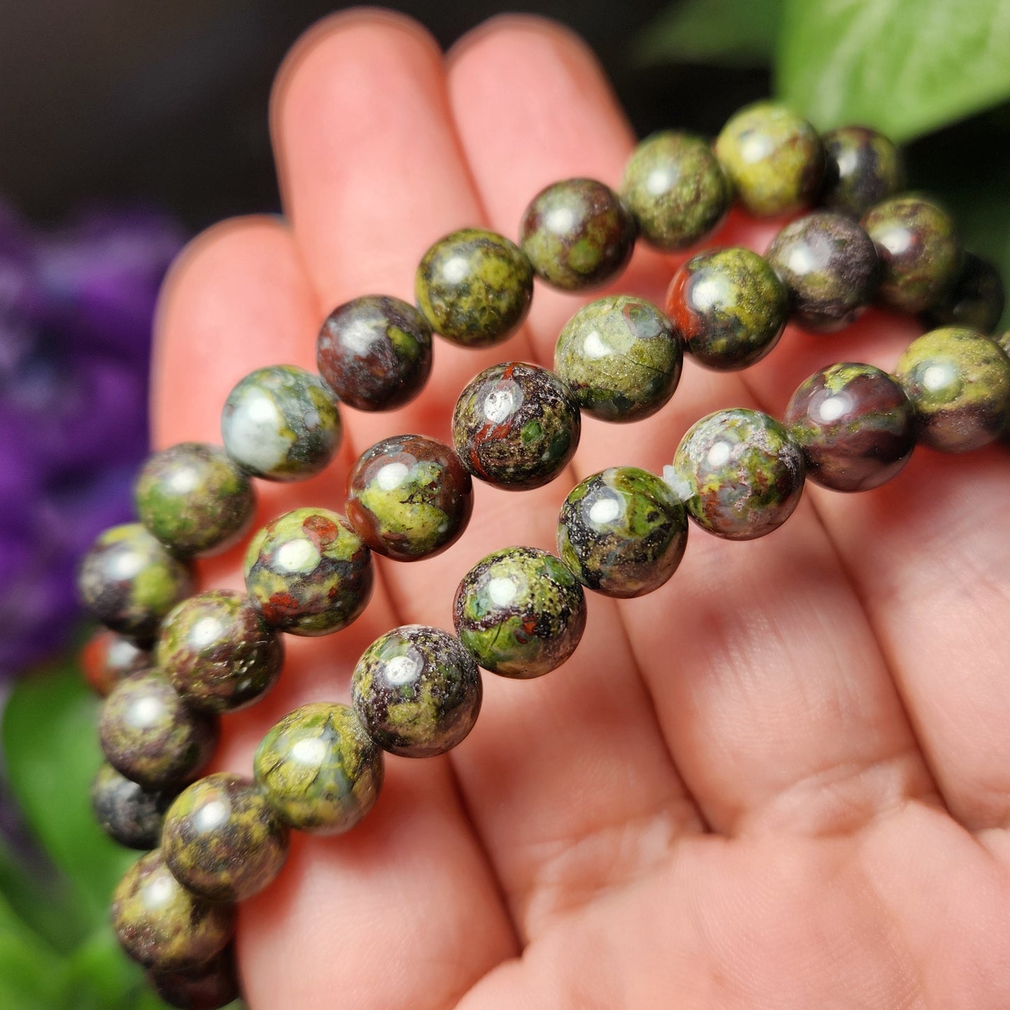 Dragon Bloodstone Bracelet
