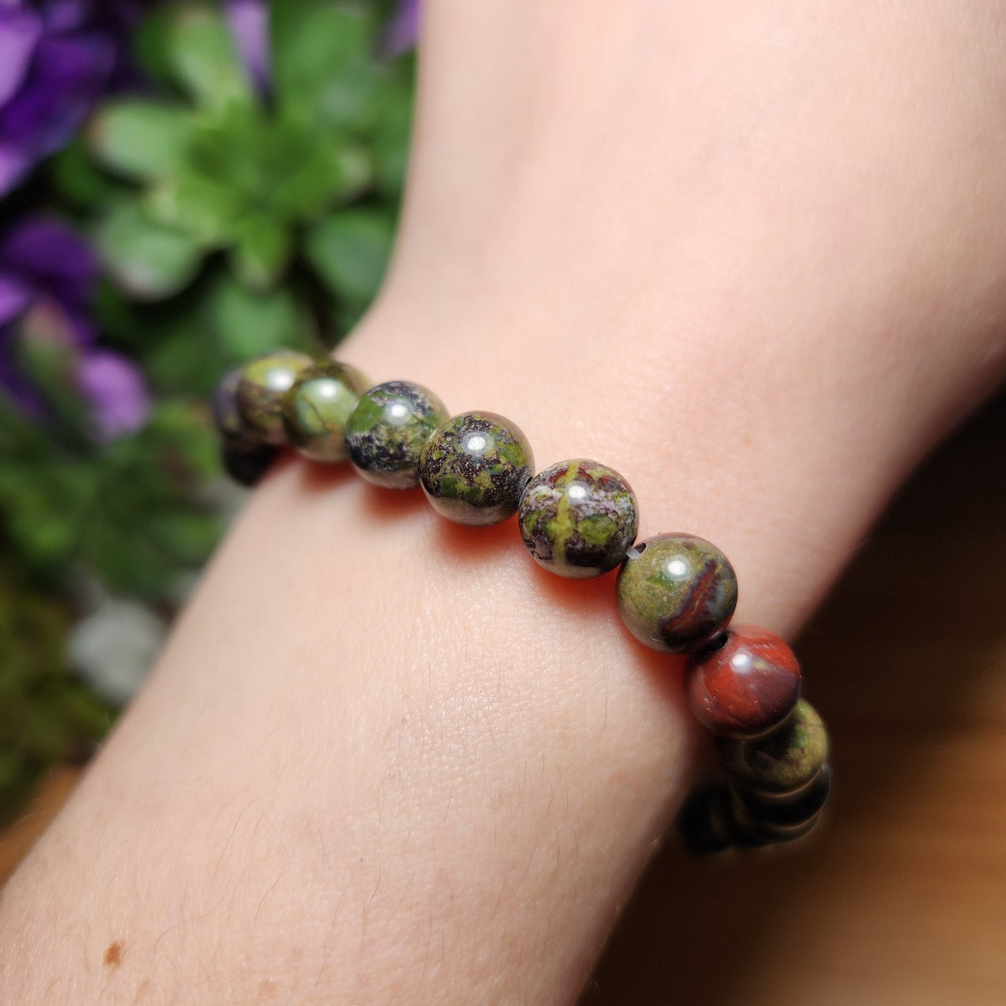 Dragon Bloodstone Bracelet