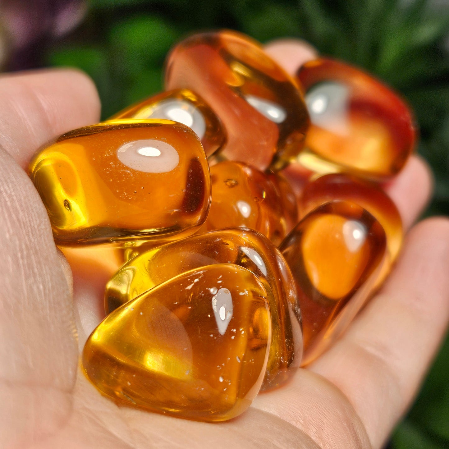Orange Obsidian Crystal