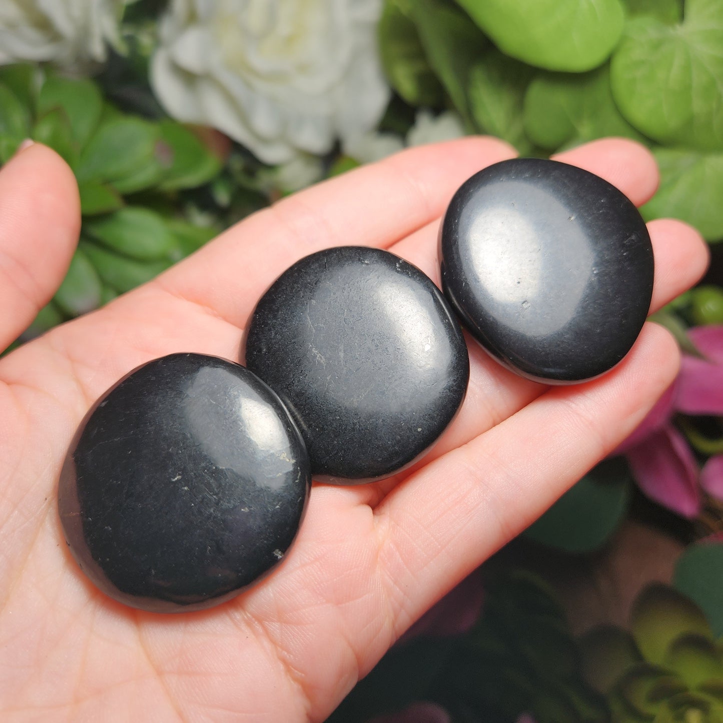 Polished Shungite Crystal, Elite Noble Shungite Disc
