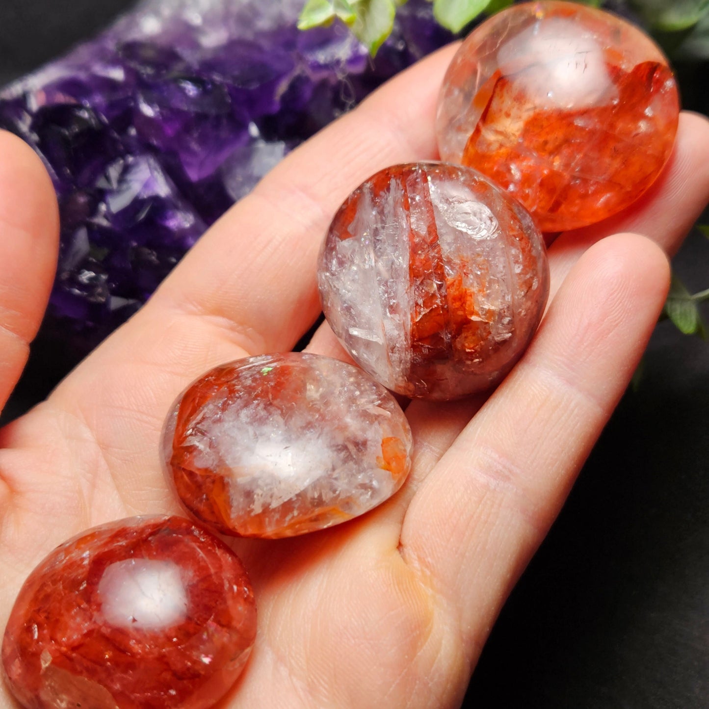 Fire Quartz Crystal