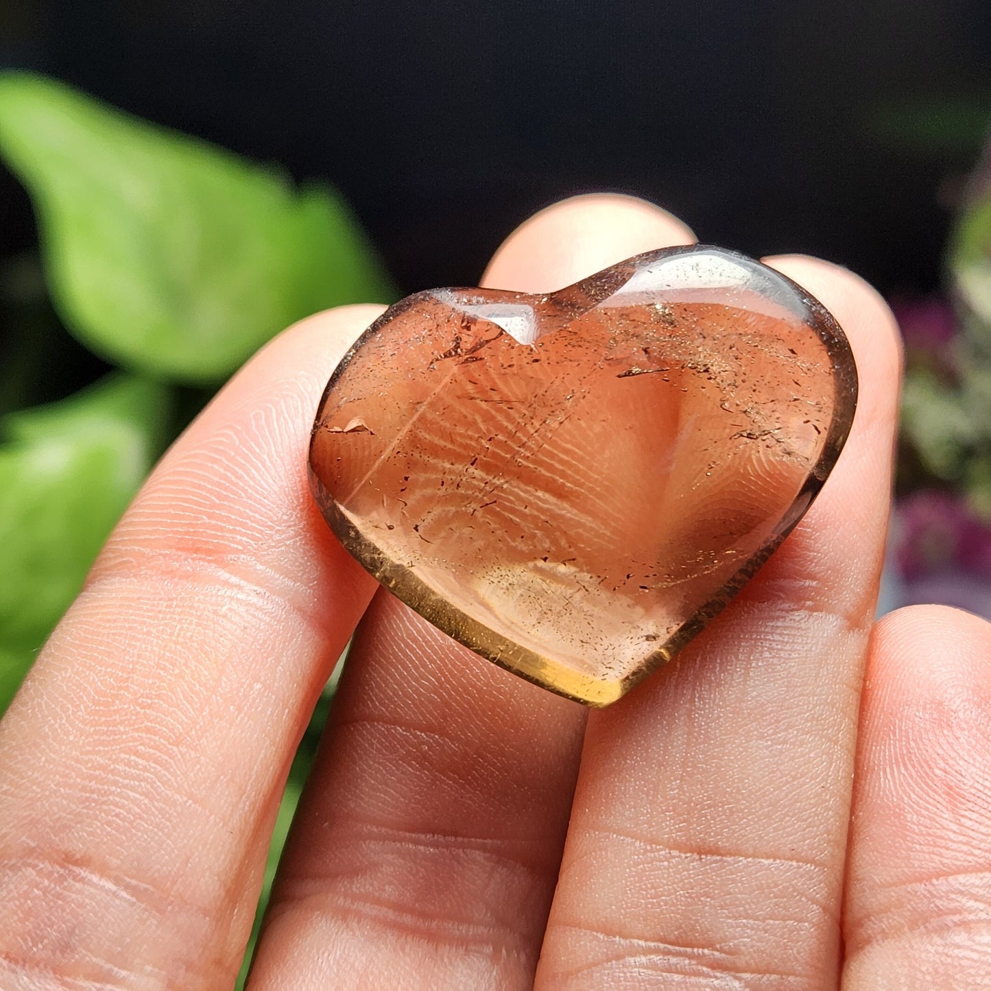 Smoky Quartz Heart