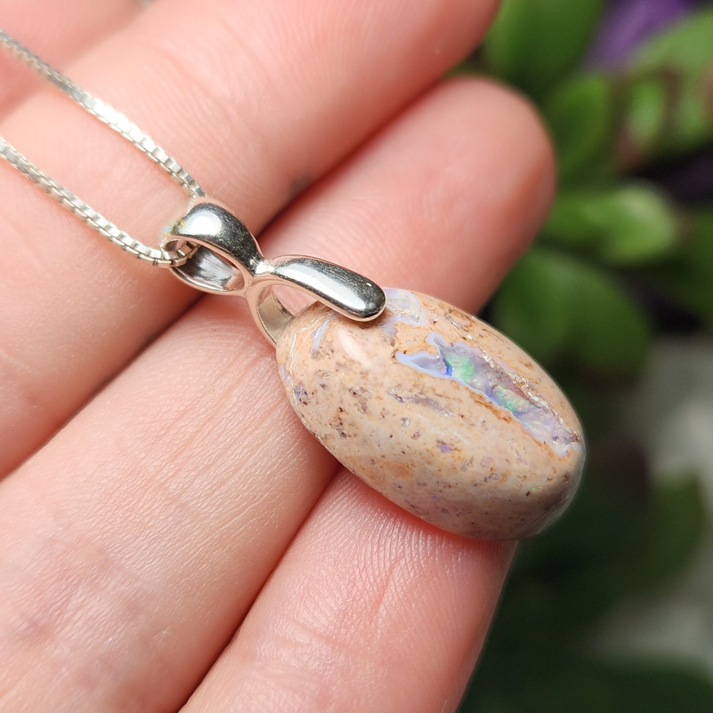 Mexican Fire Opal Pendant