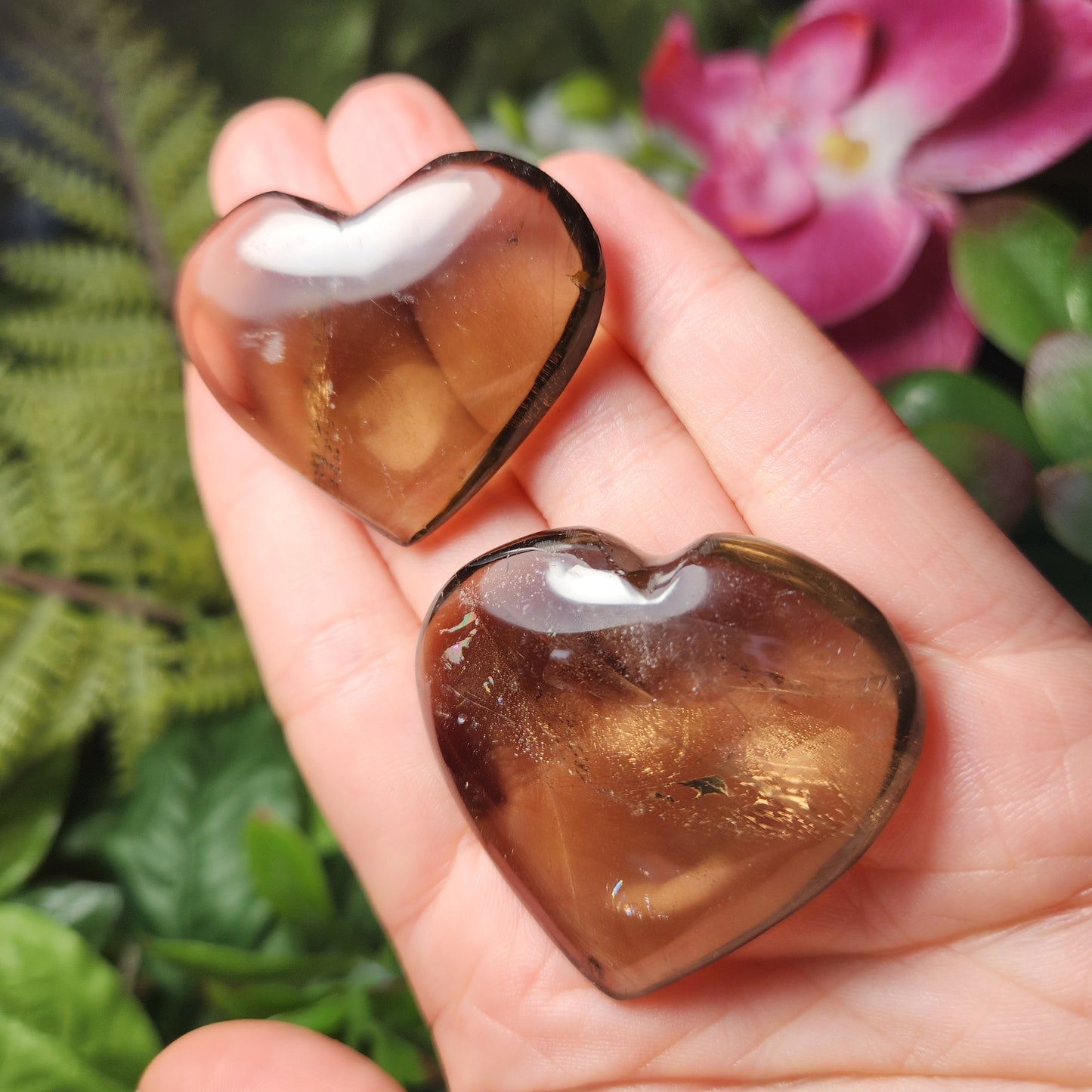 Smoky Quartz Heart