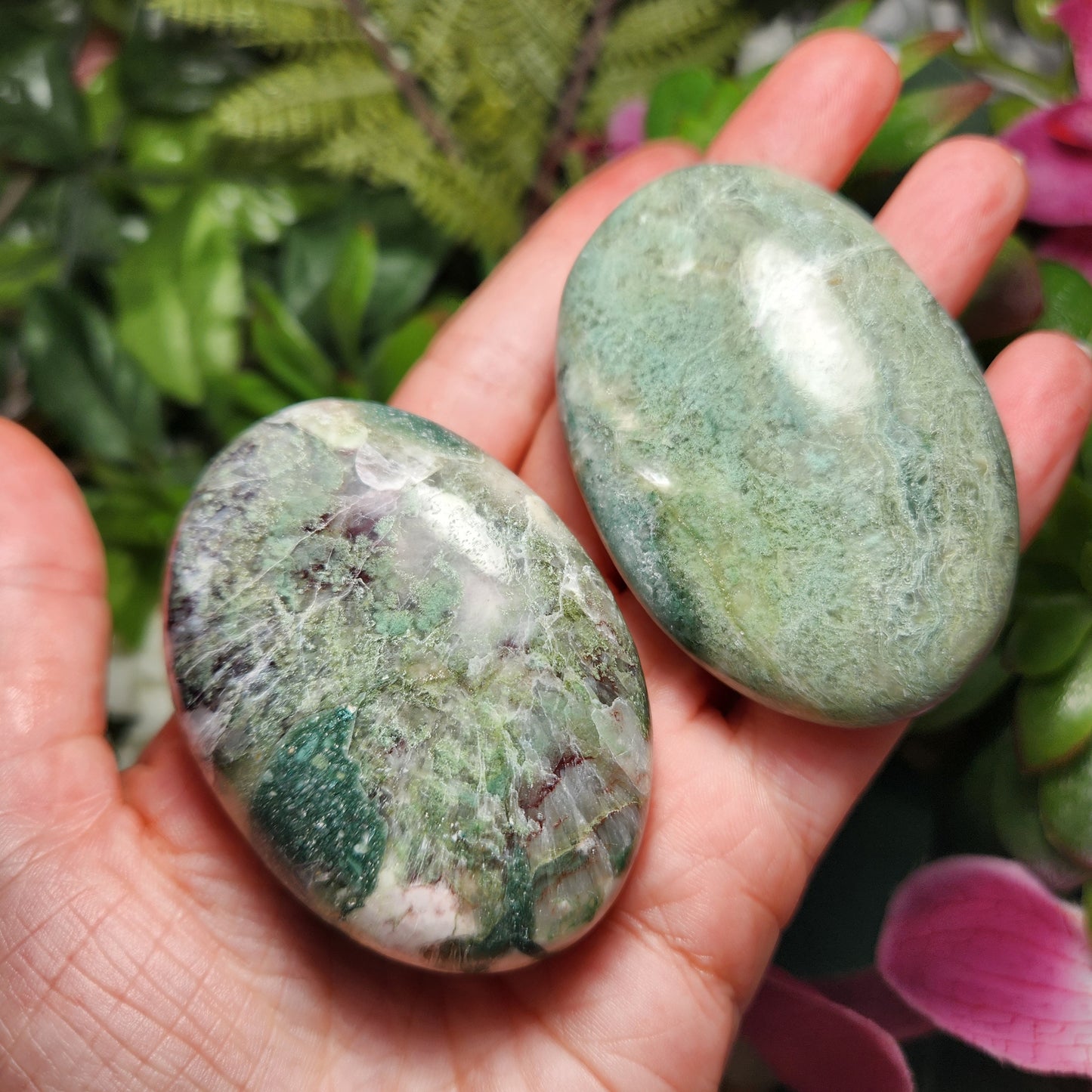 Stilbite & Green Heulandite
