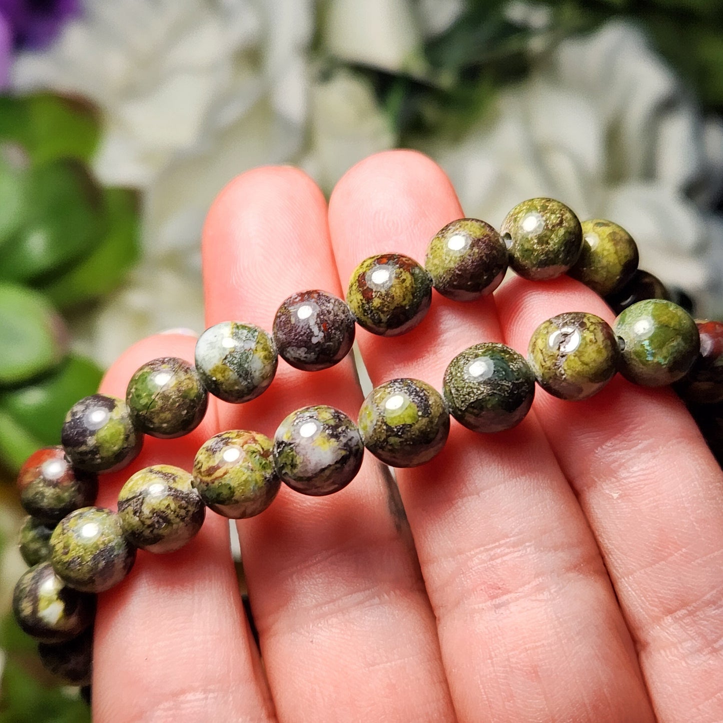 Dragon Bloodstone Bracelet