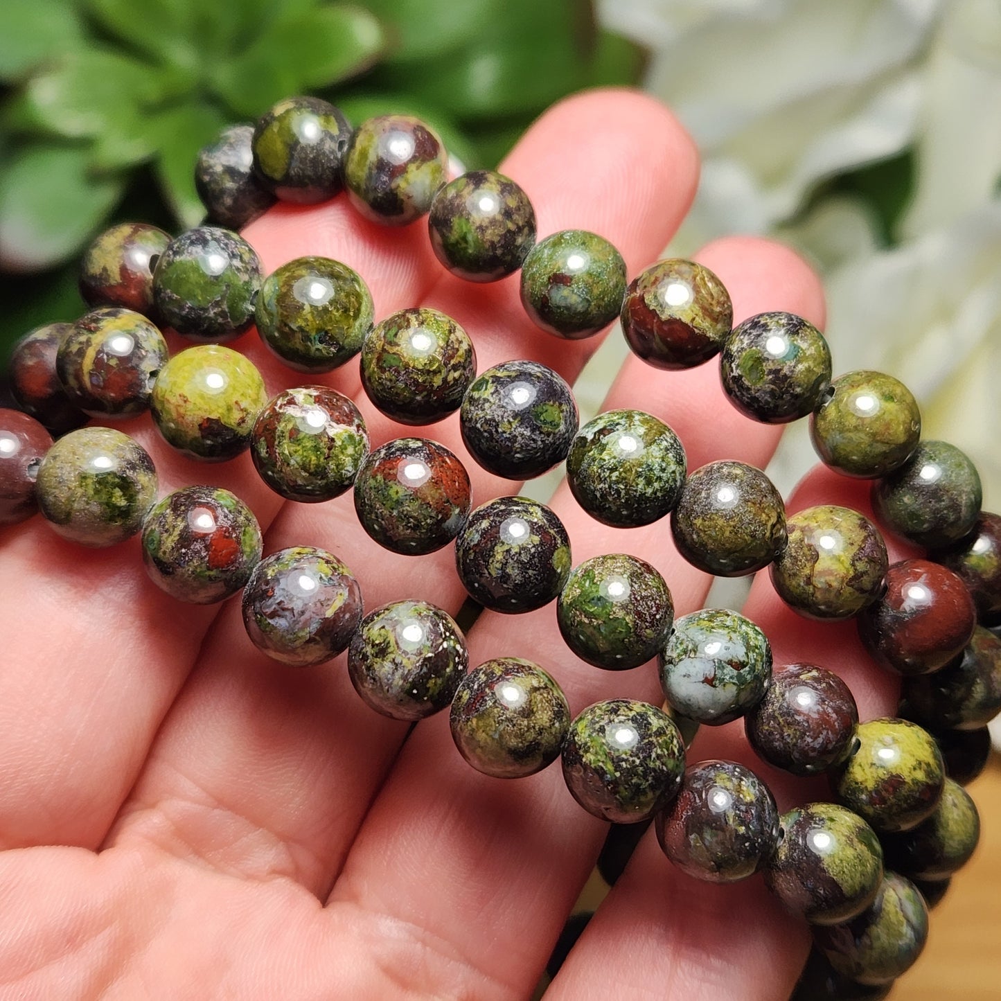 Dragon Bloodstone Bracelet