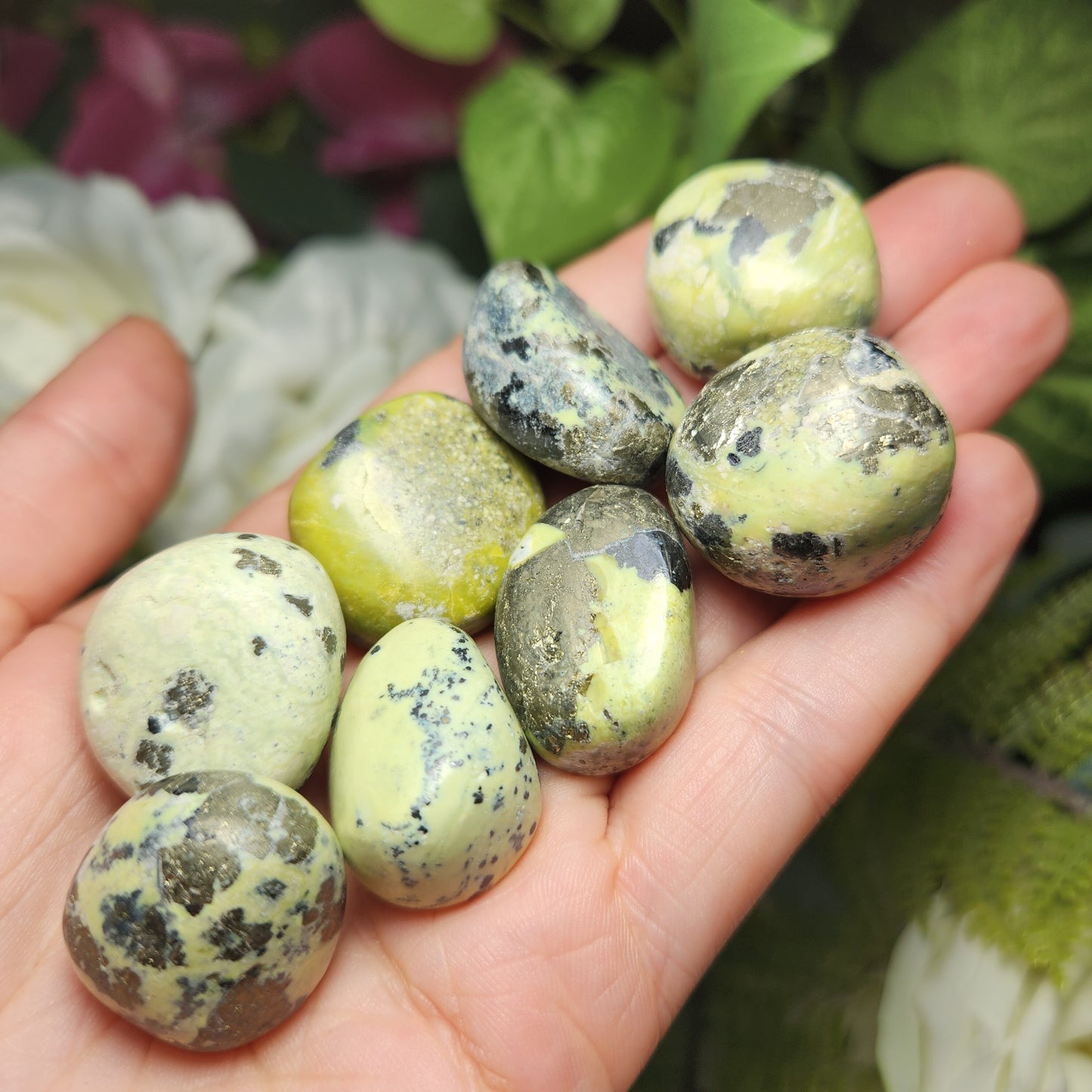 Serpentine with Pyrite