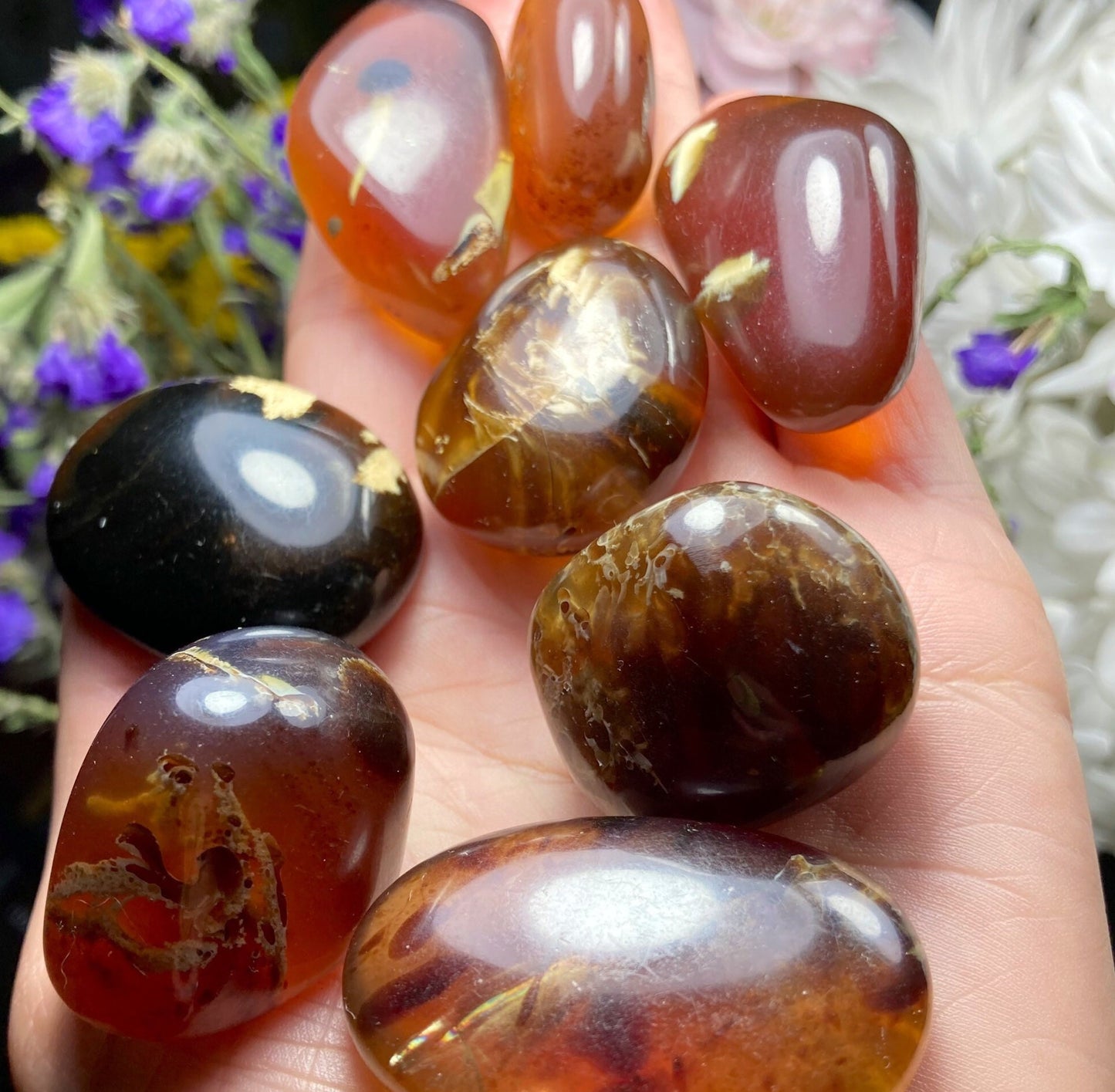 Blue Amber Specimen