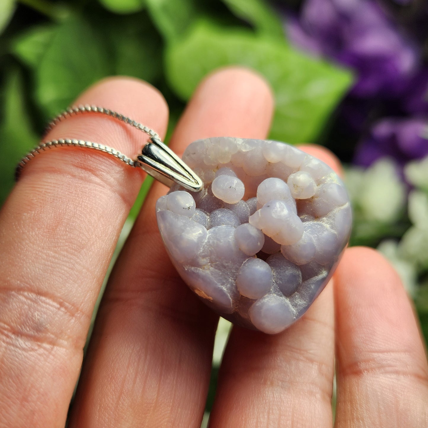 Grape Agate Pendant