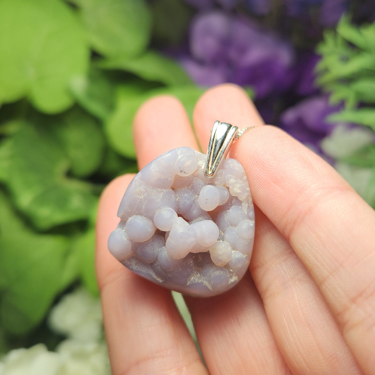 Grape Agate Pendant