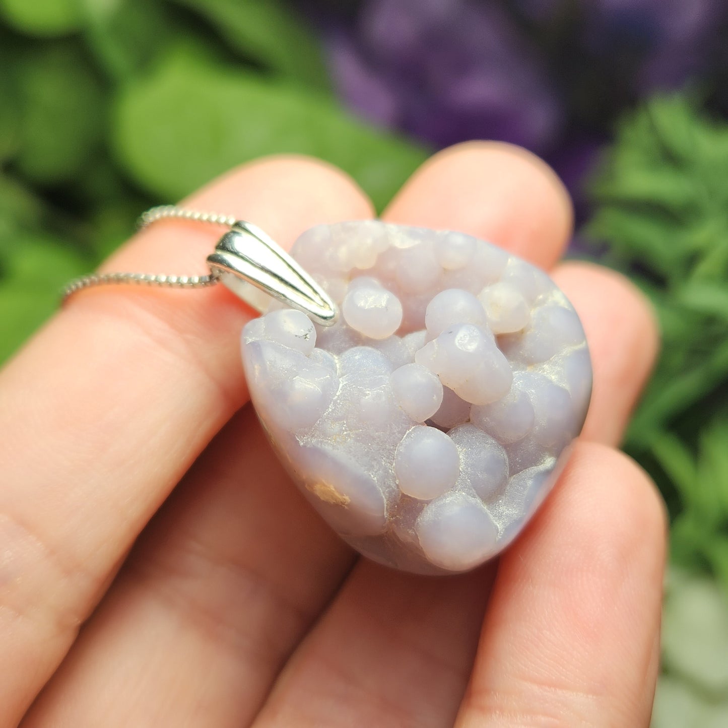 Grape Agate Pendant