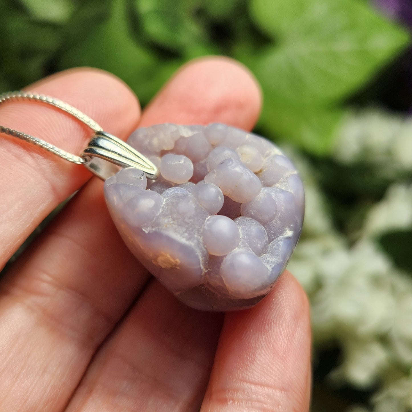 Grape Agate Pendant