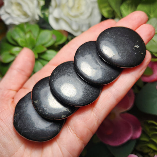 Polished Shungite Crystal, Elite Noble Shungite Disc