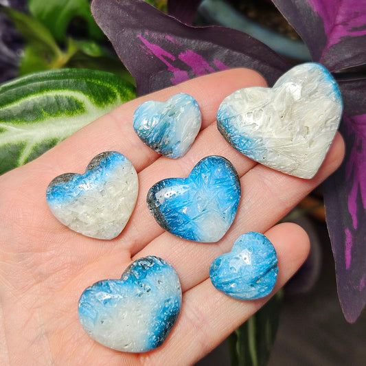 Blue Ice Glacierite Heart