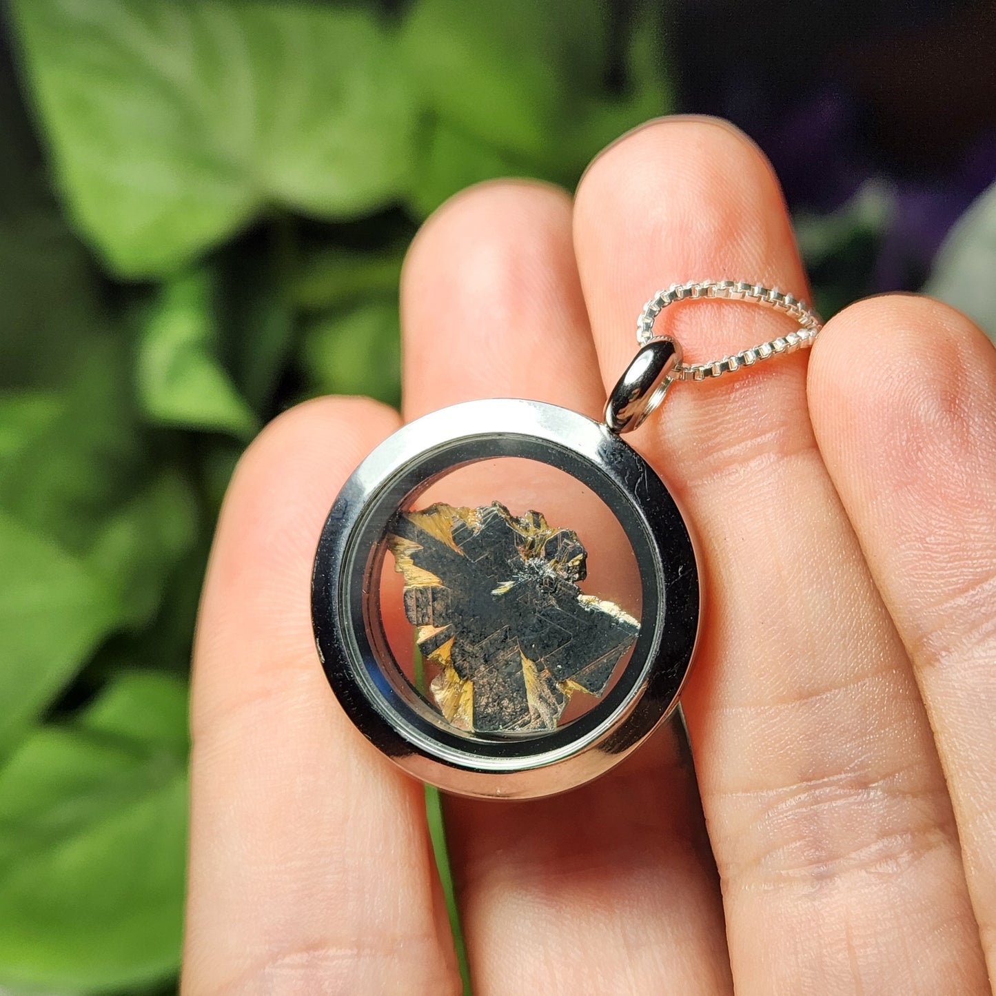 Hematite Rutile Pendant