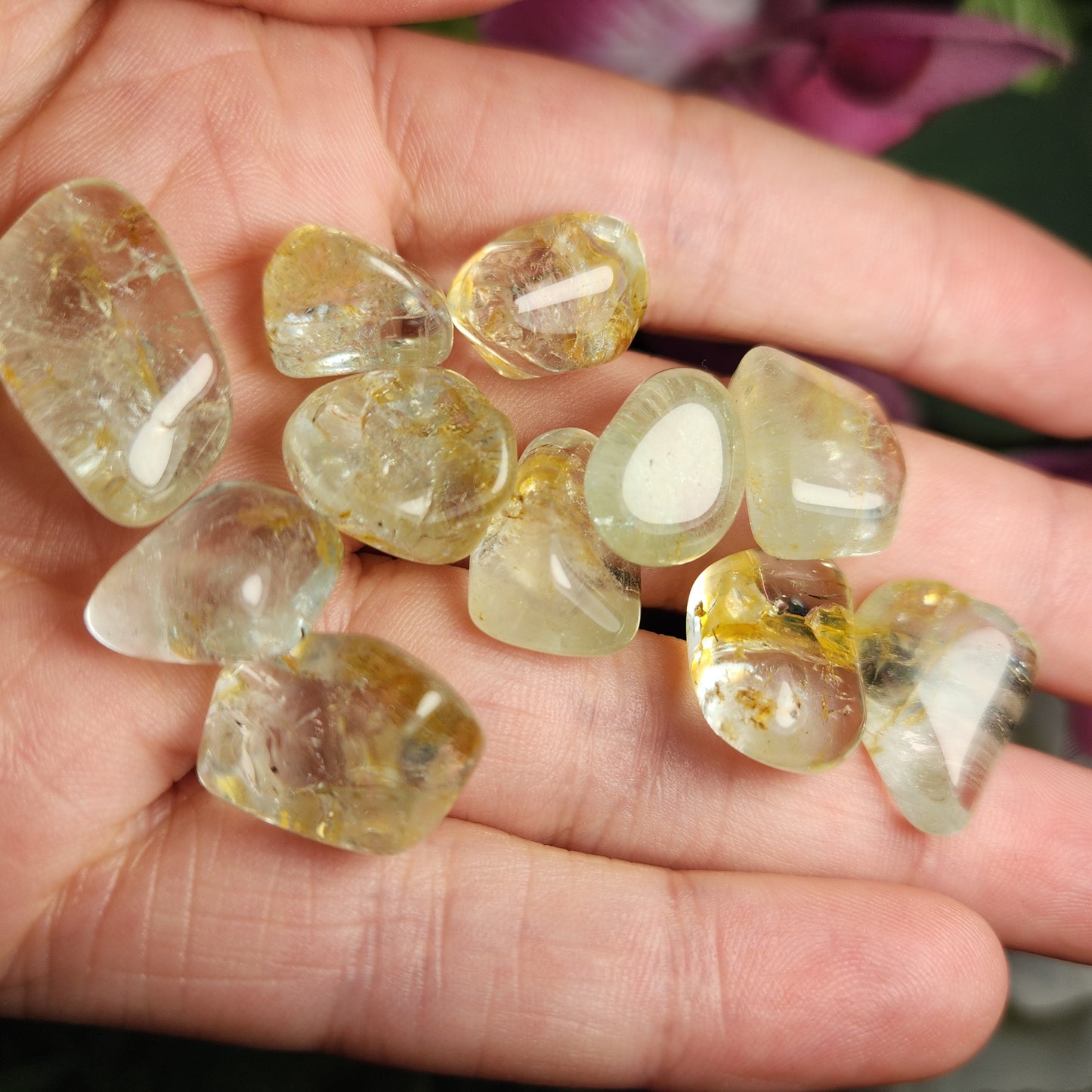 Polished Natural Topaz Crystal