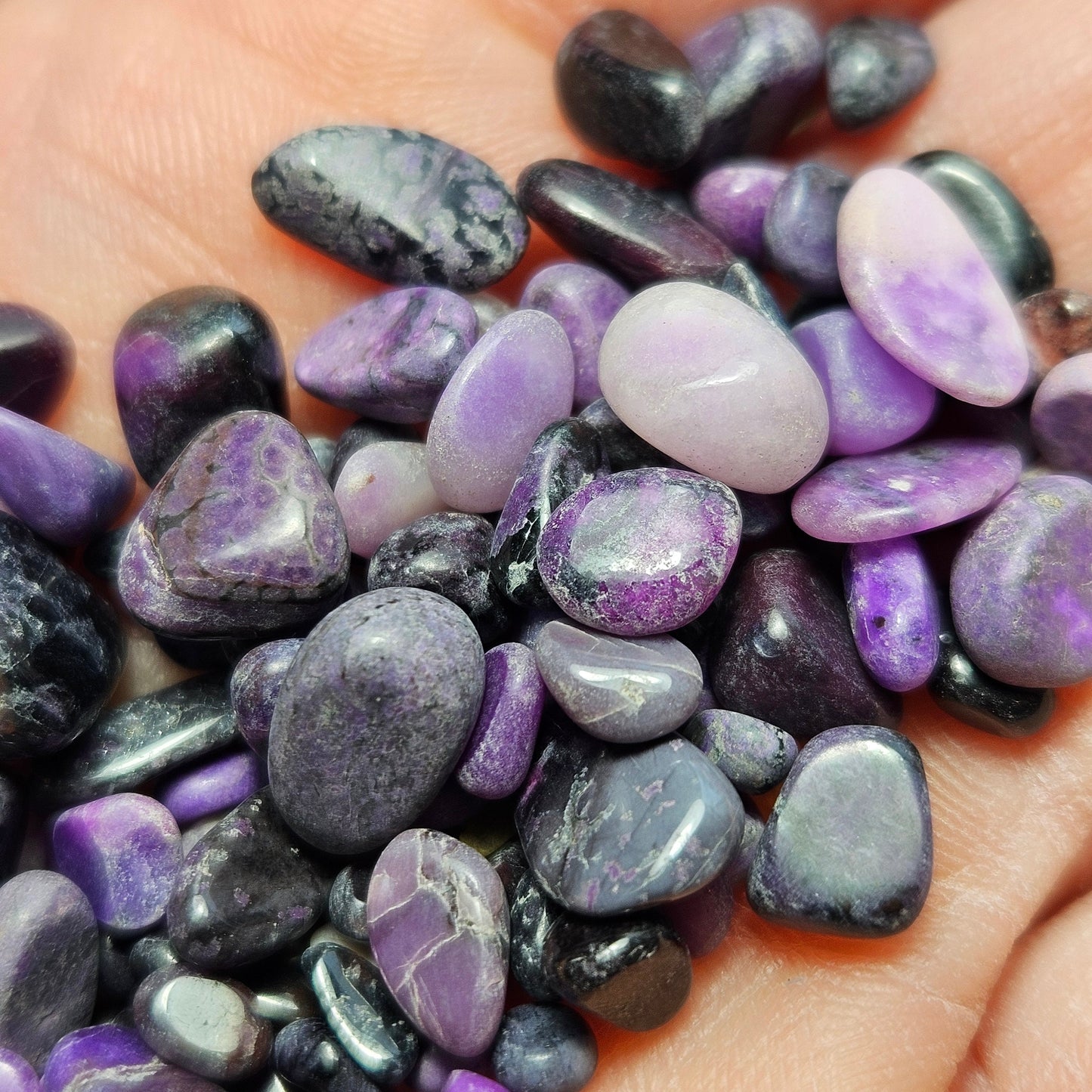 Sugilite Crystal Chips