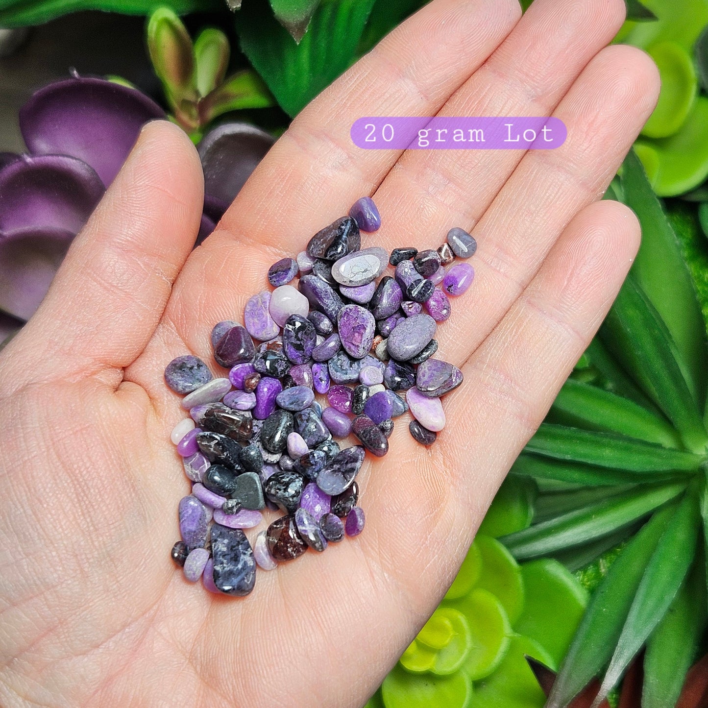 Sugilite Crystal Chips