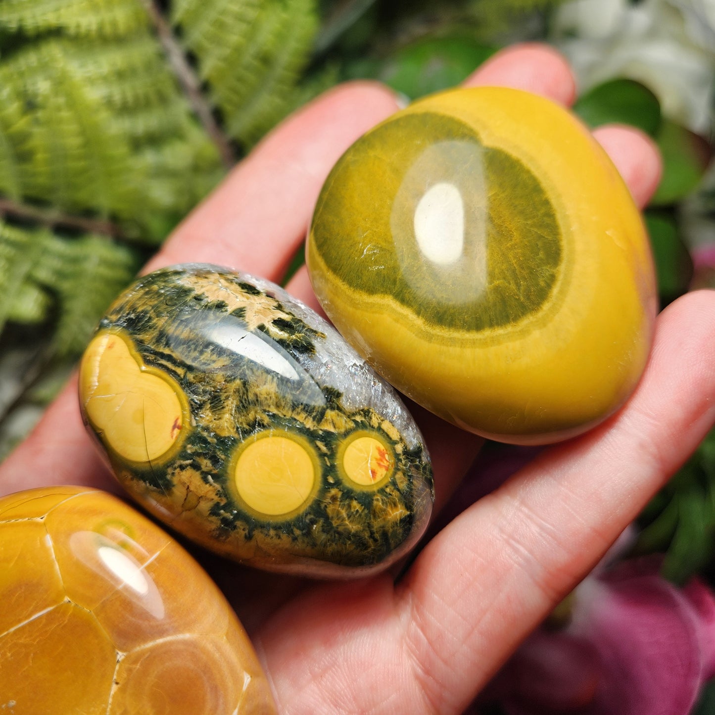 Kabamby Ocean Jasper Palm Stone
