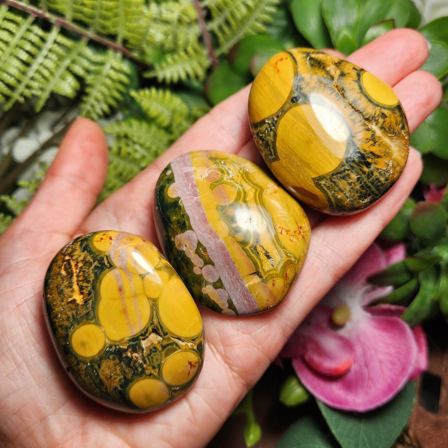 Kabamby Ocean Jasper Palm Stone