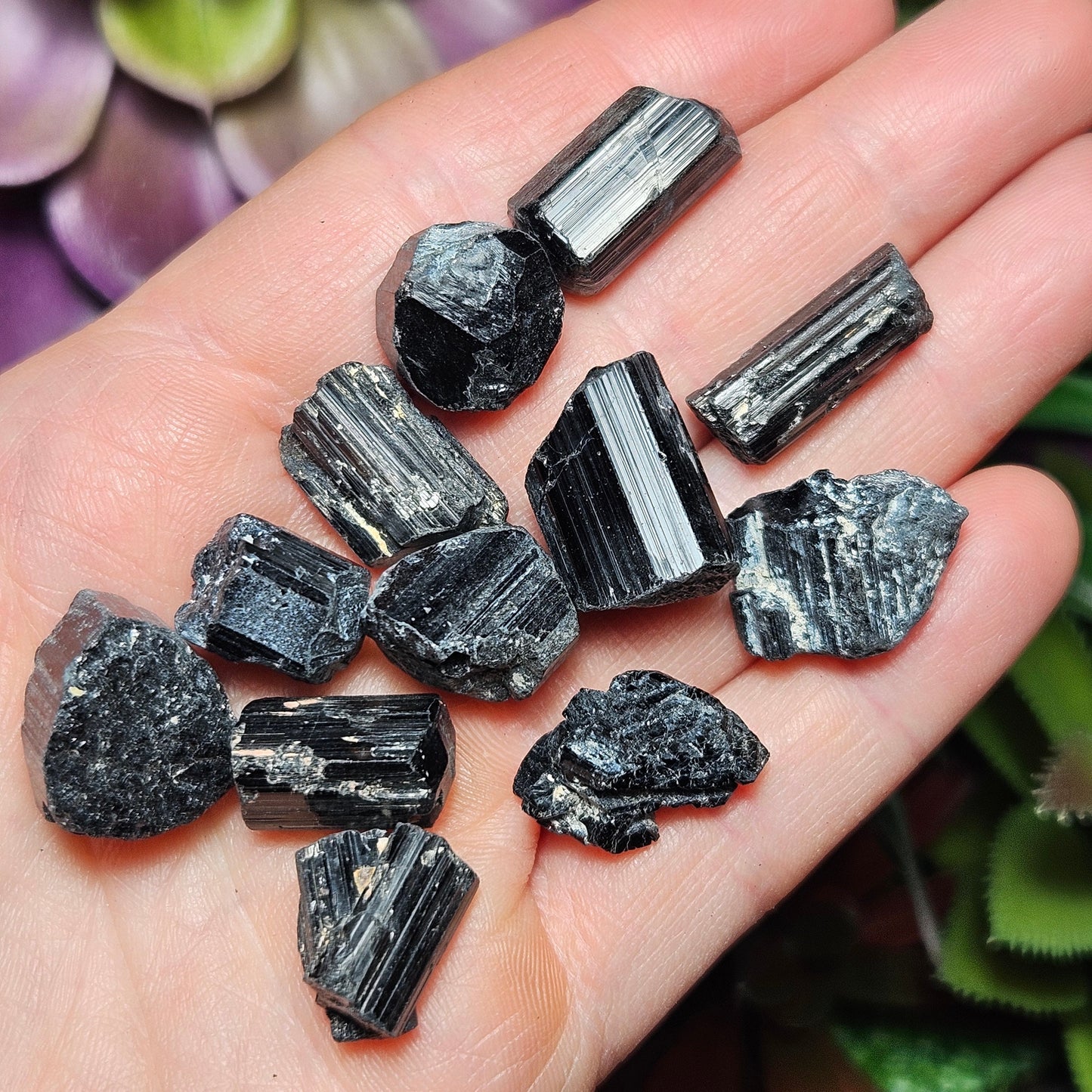 Raw Black Tourmaline Crystal