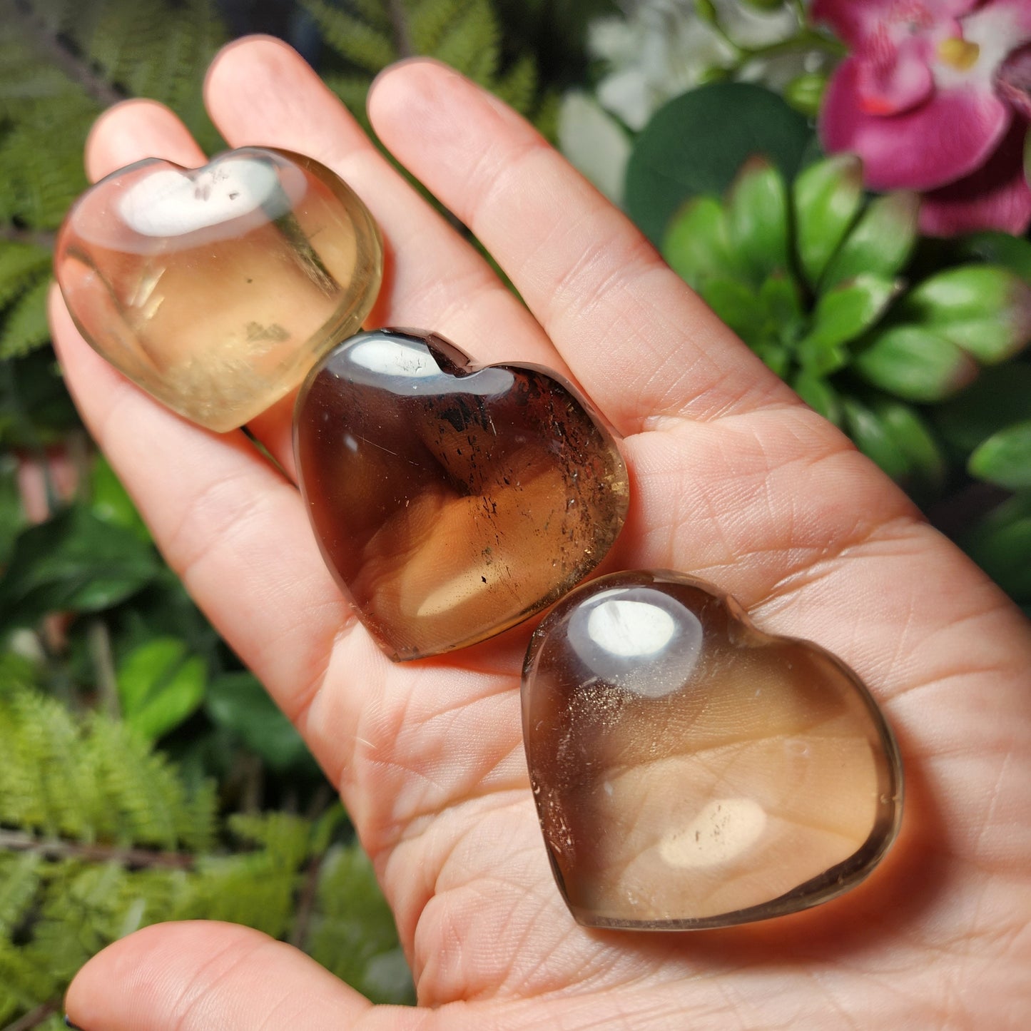 Smoky Quartz Heart