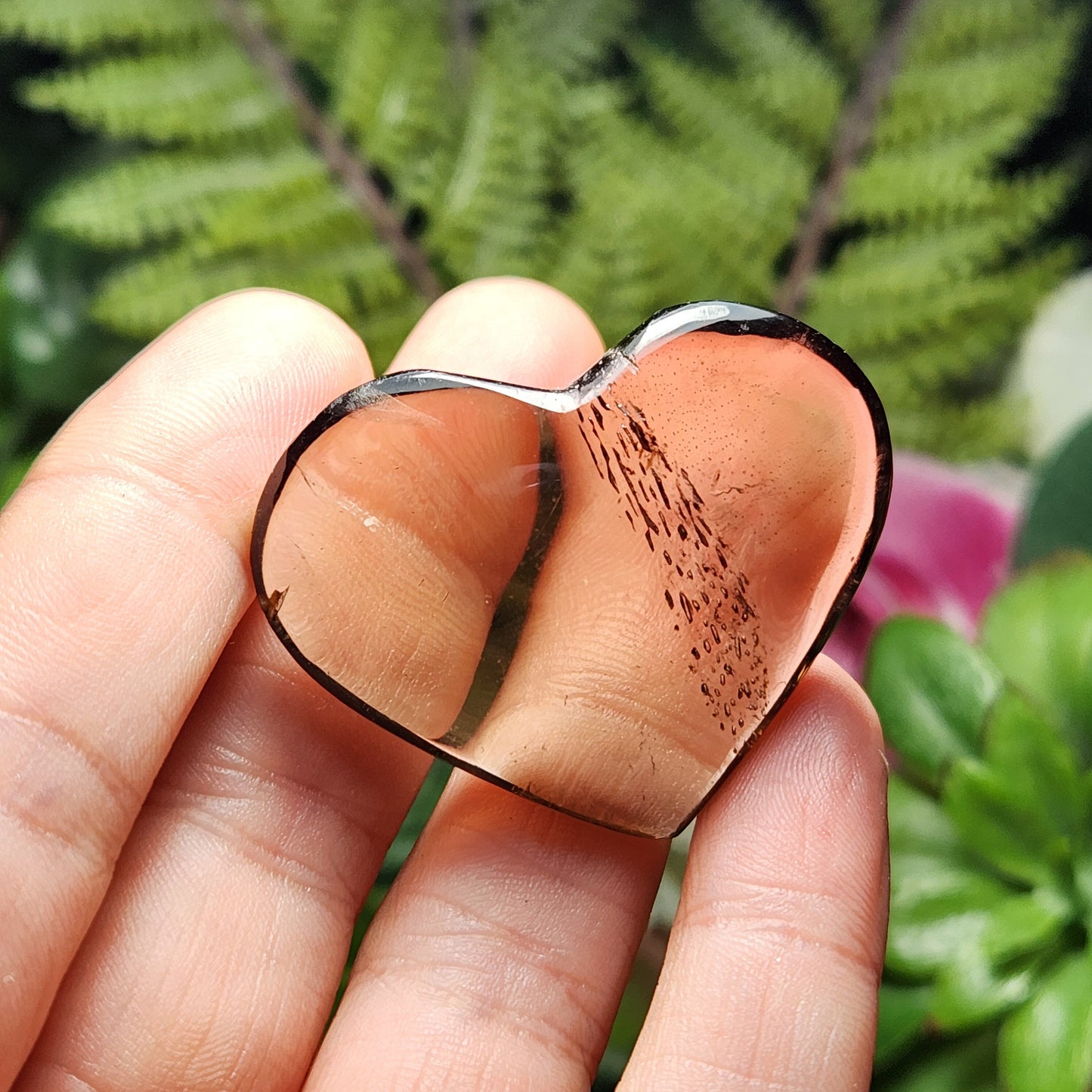 Smoky Quartz Heart
