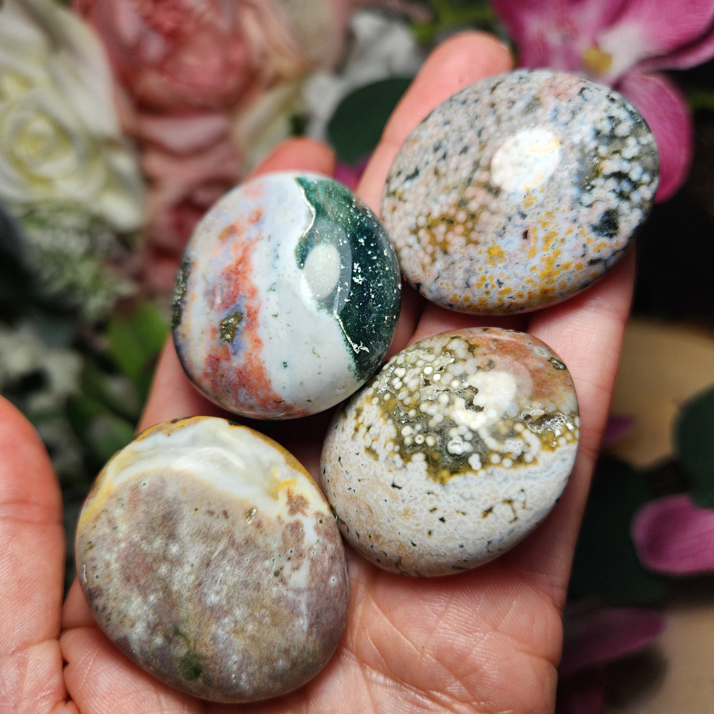 Ocean Jasper Palm Stone