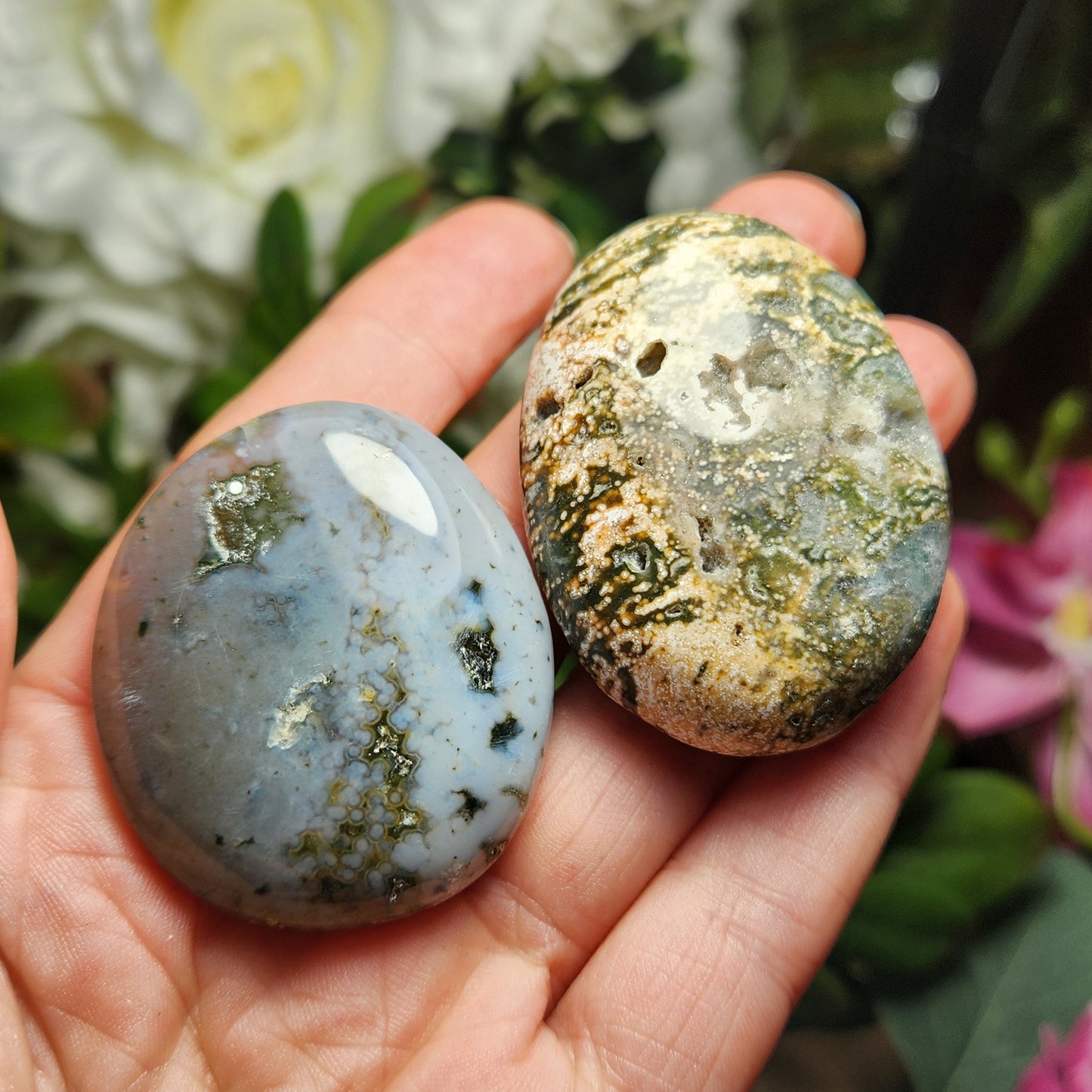 Ocean Jasper Palm Stone