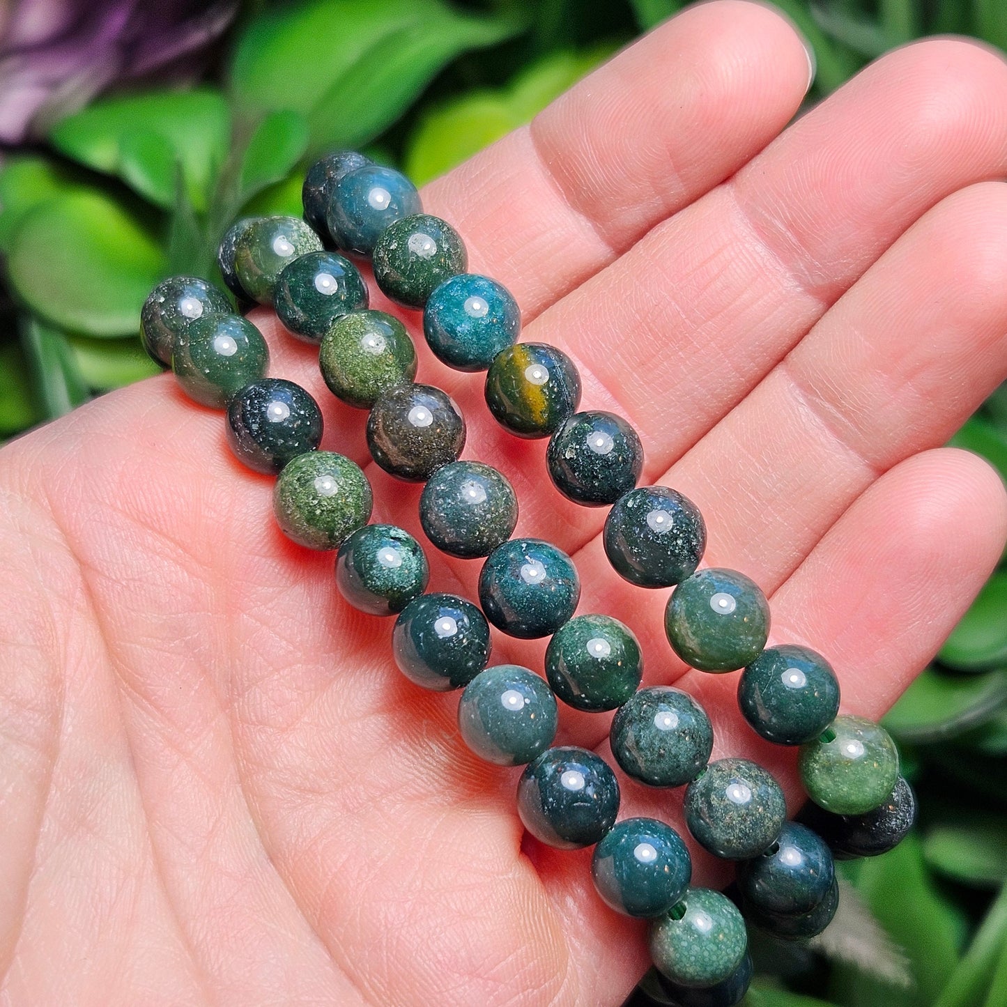 Moss Agate Bracelet