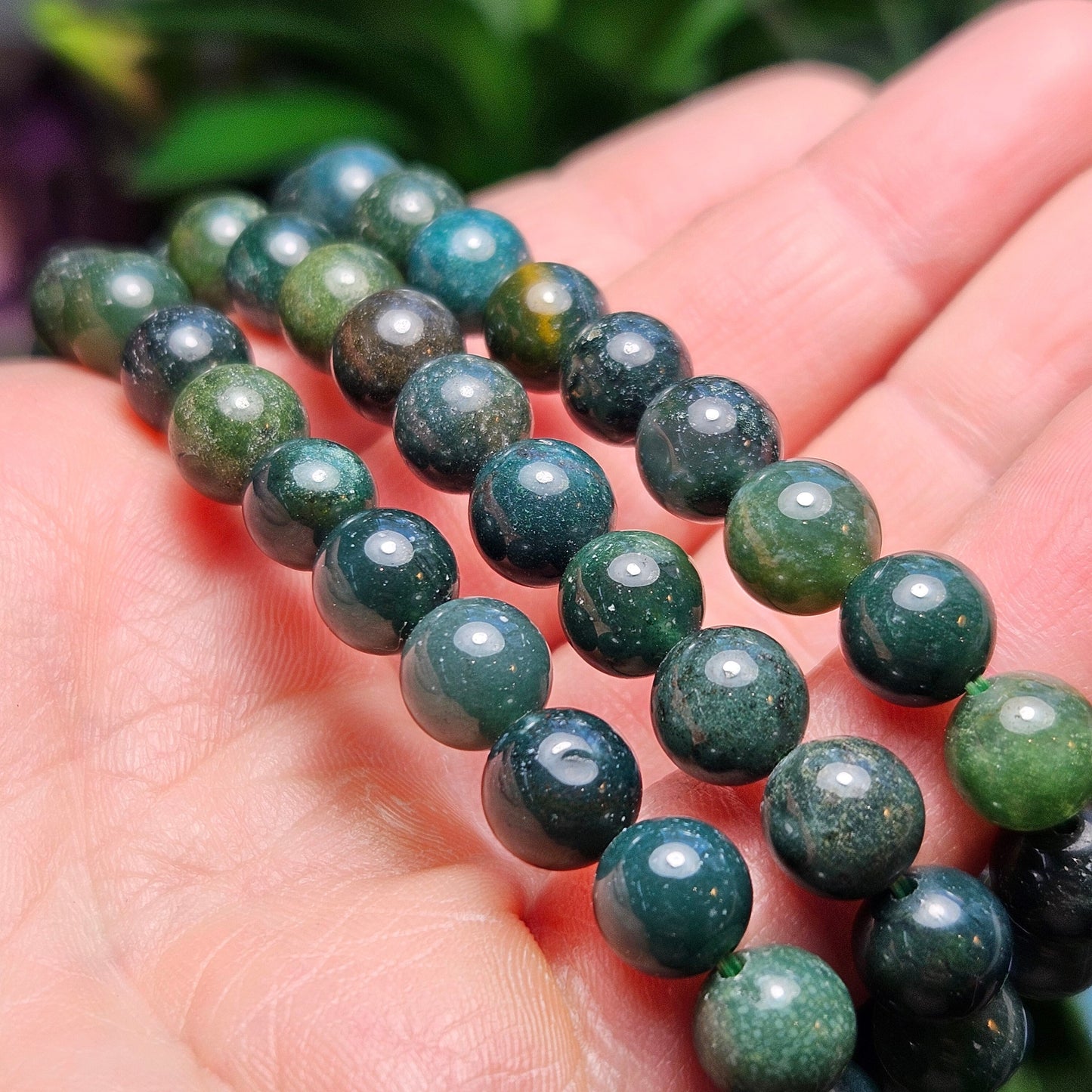 Moss Agate Bracelet