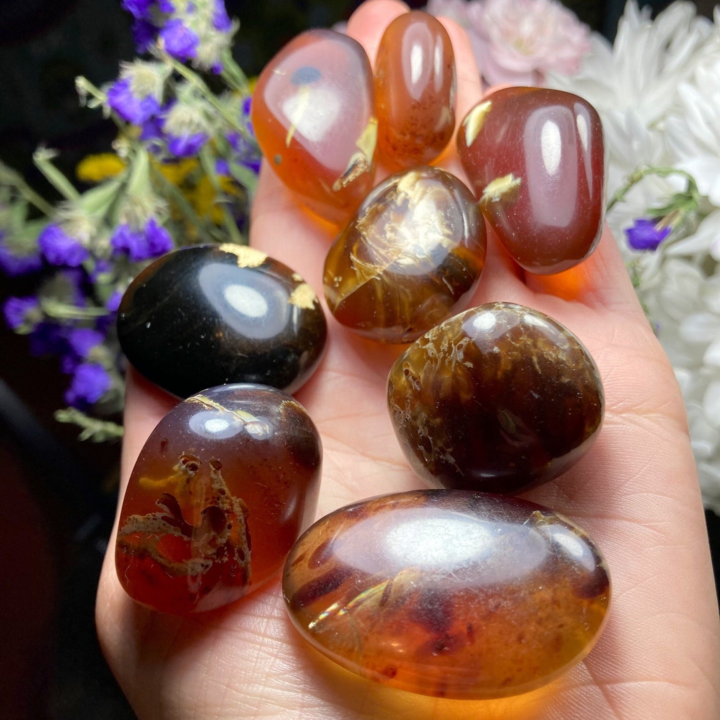 Blue Amber Specimen