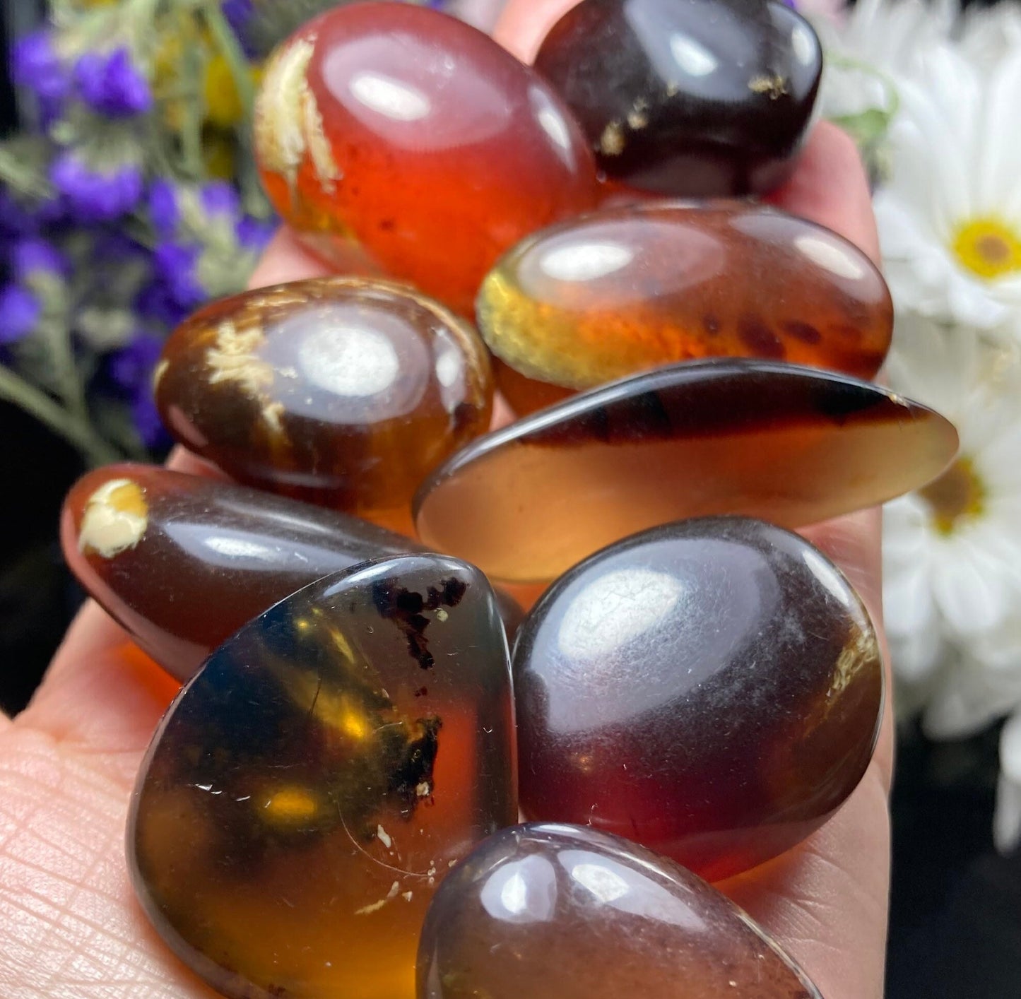 Blue Amber Specimen
