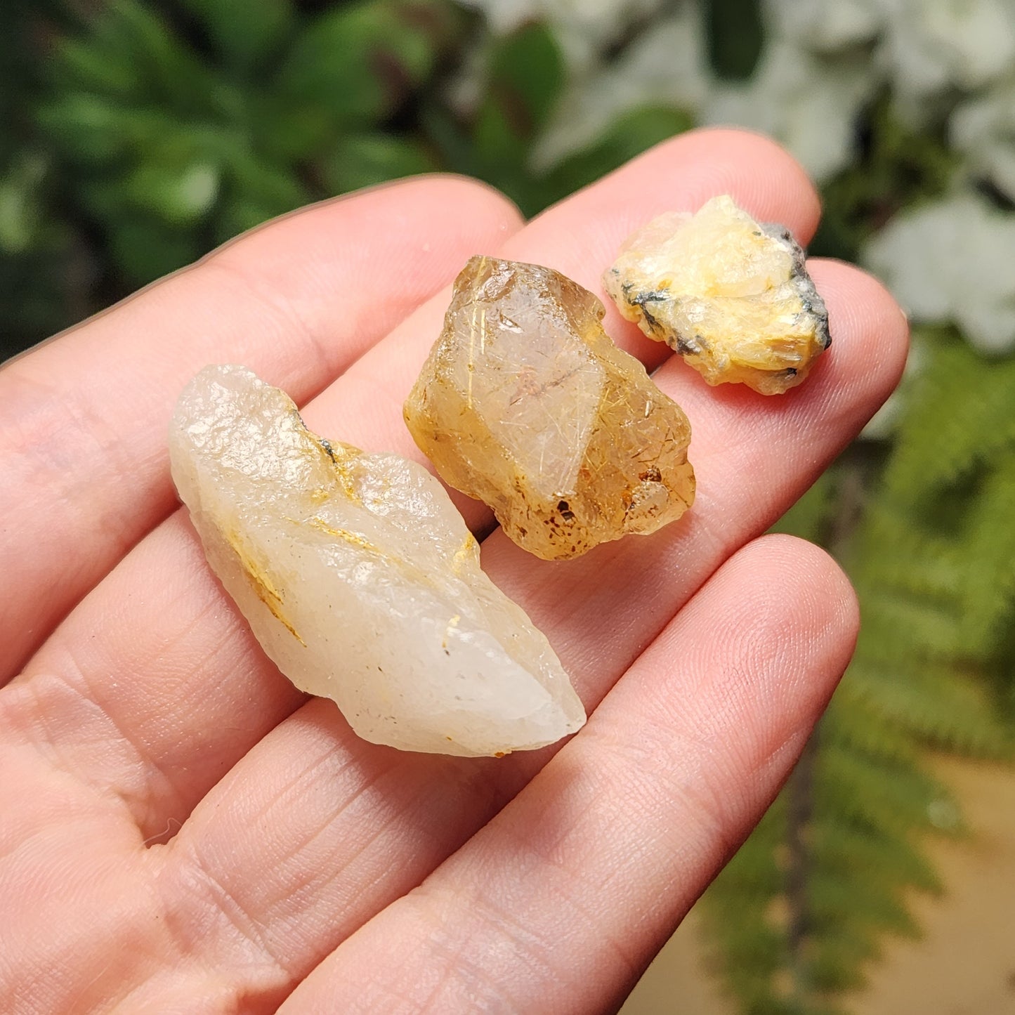 Raw Rutilated Quartz