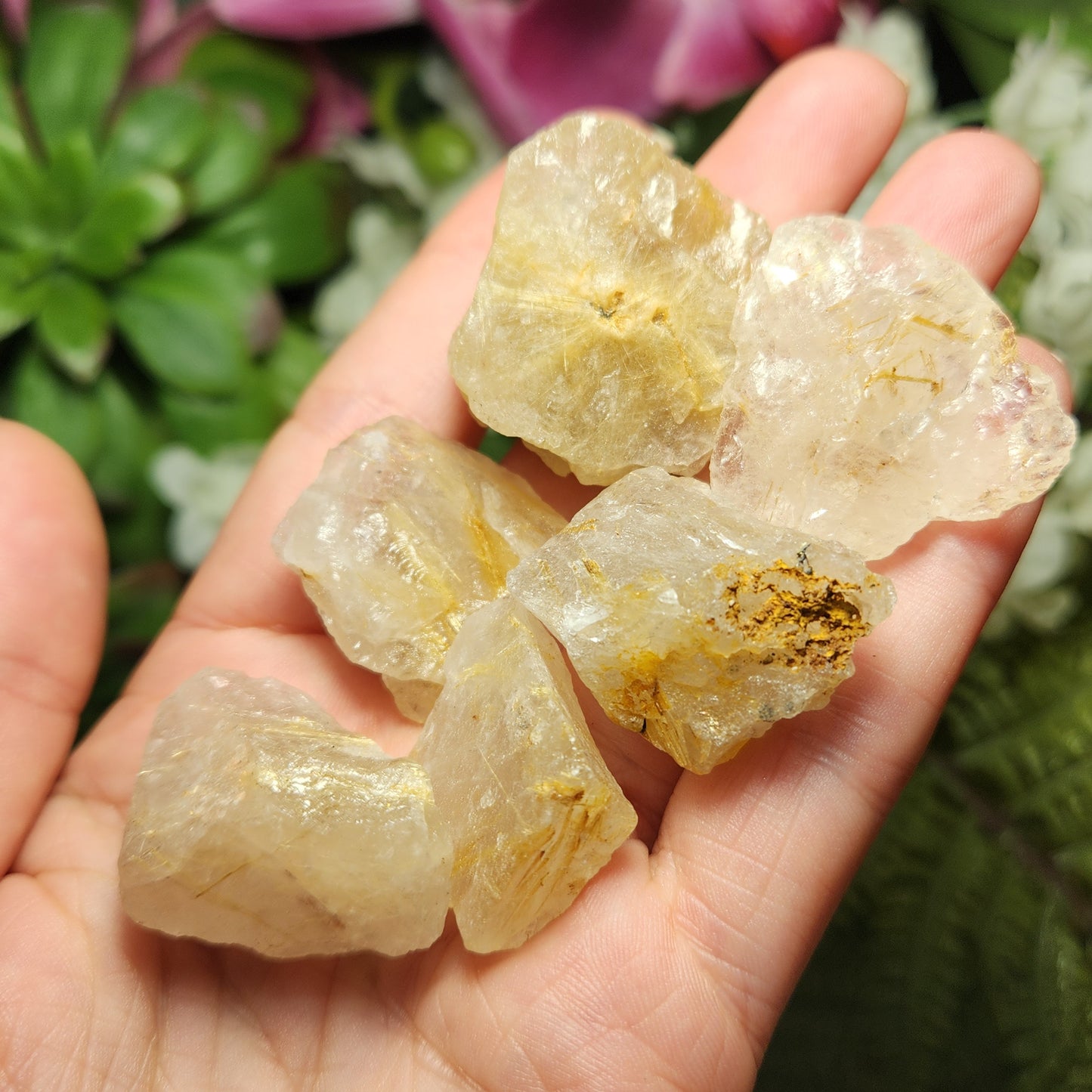 Raw Rutilated Quartz