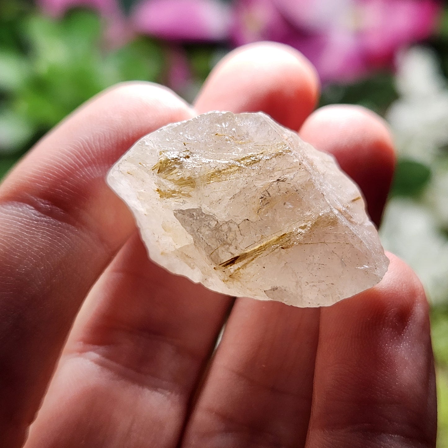 Raw Rutilated Quartz