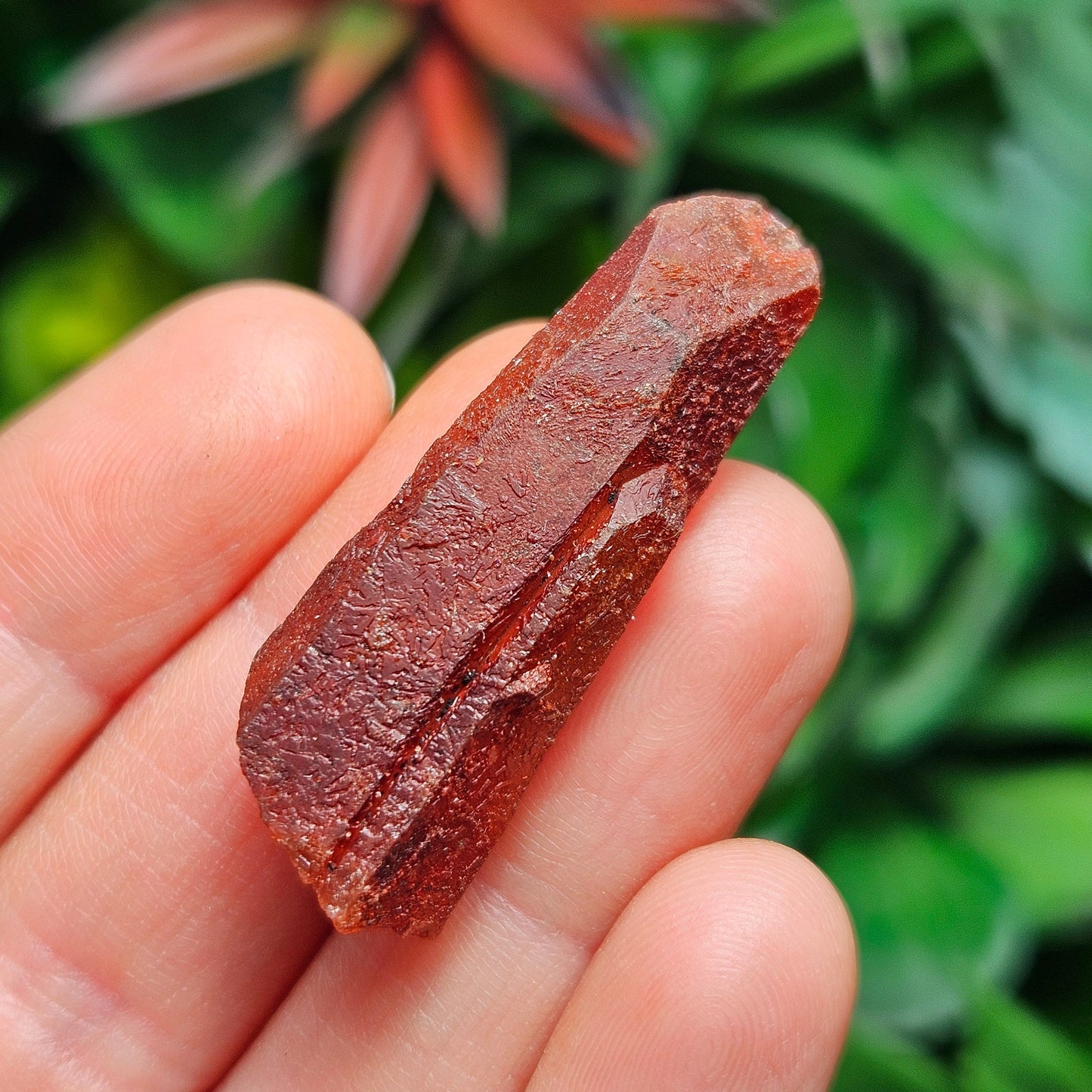 Red Quartz Crystal