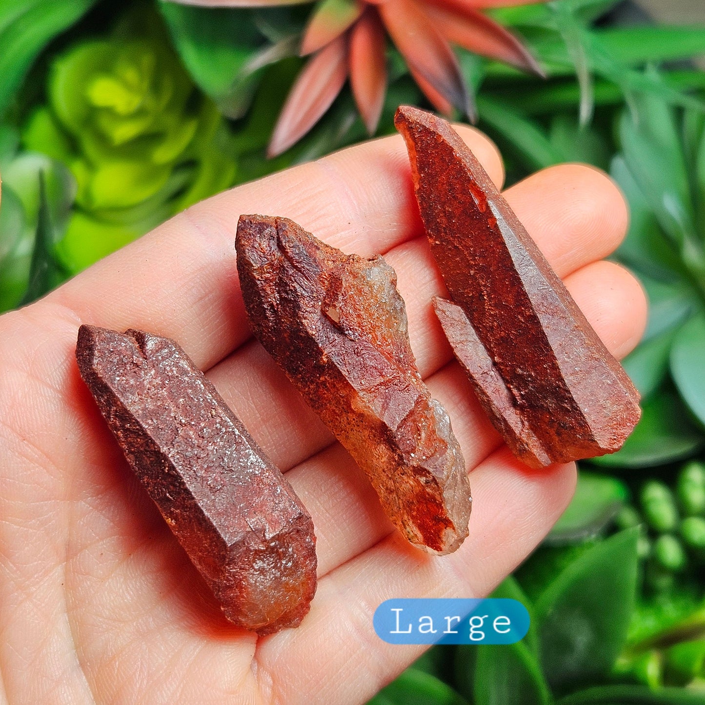 Red Quartz Crystal