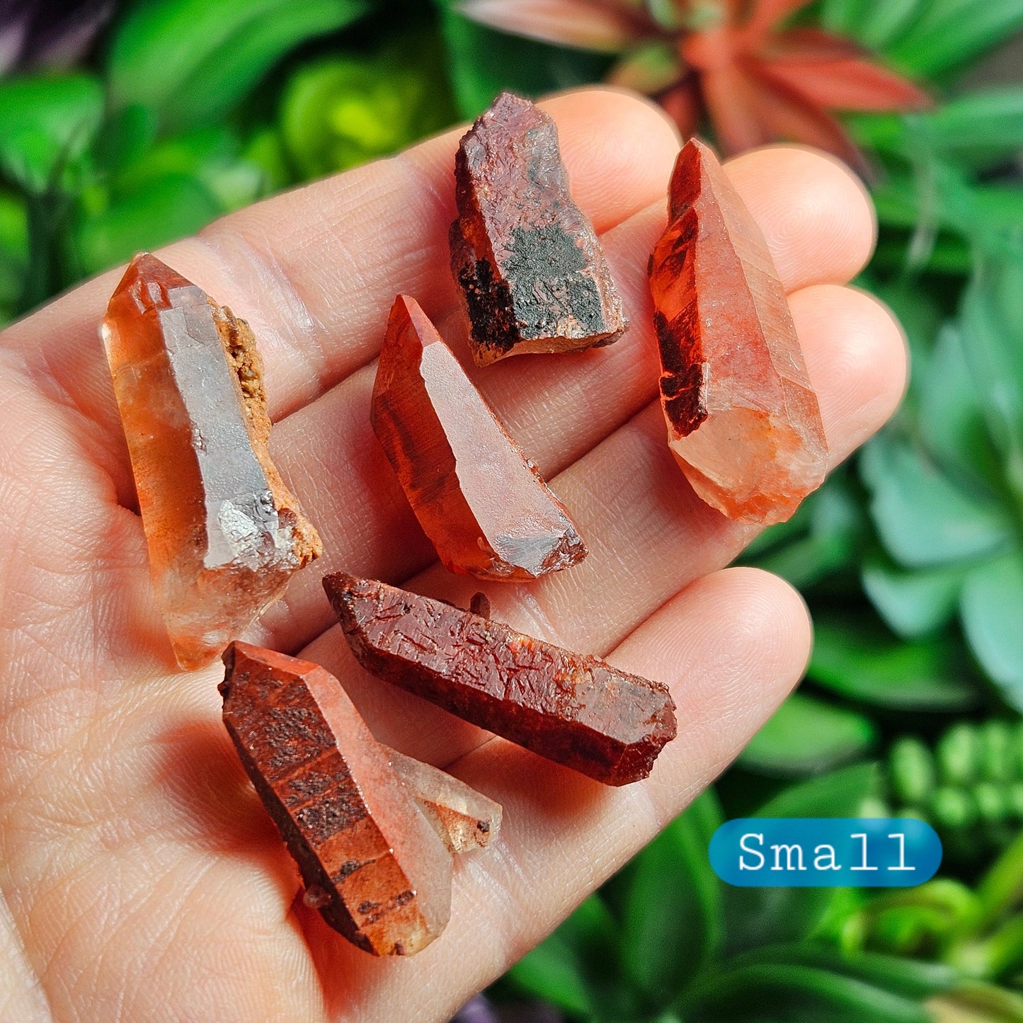 Red Quartz Crystal