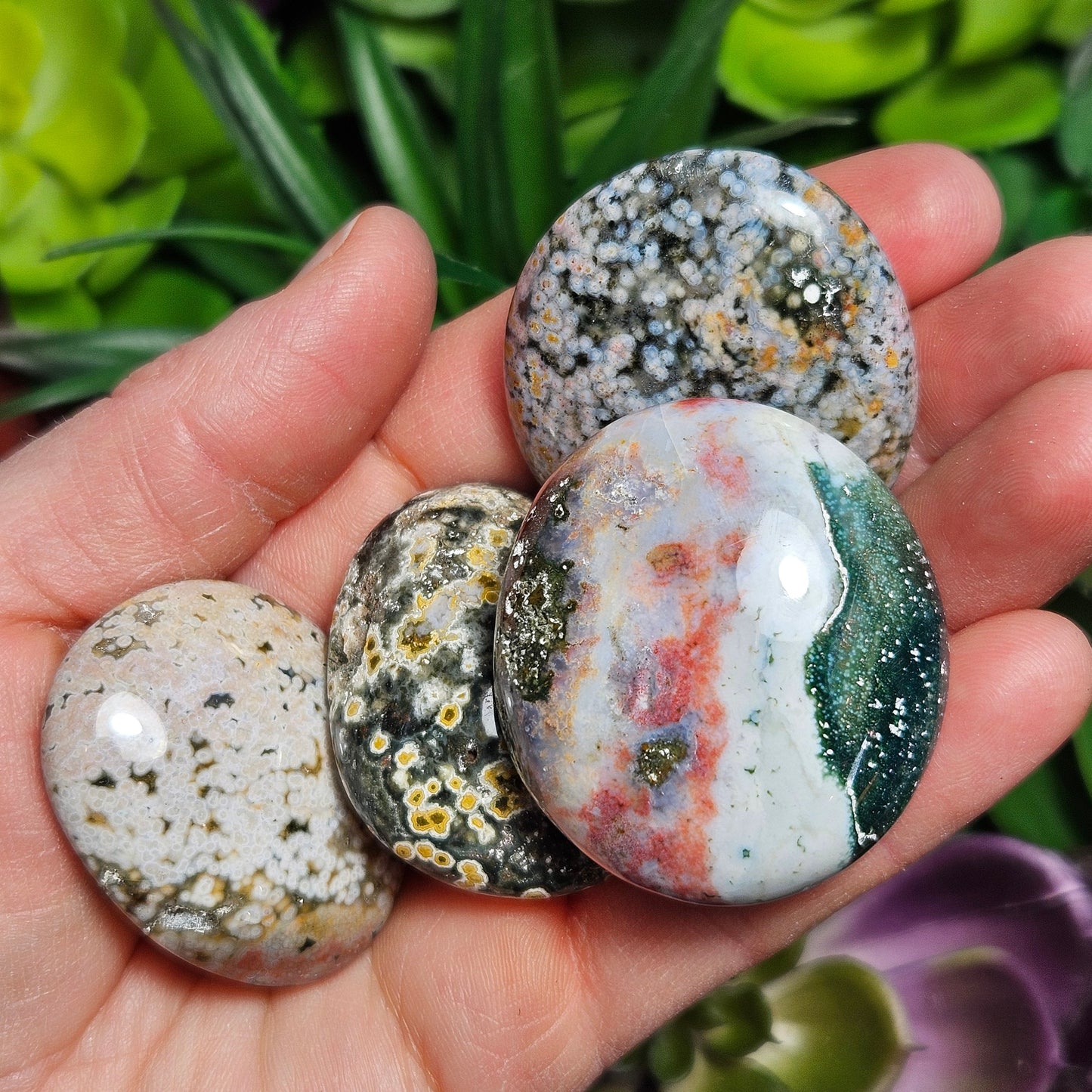 Ocean Jasper Palm Stone