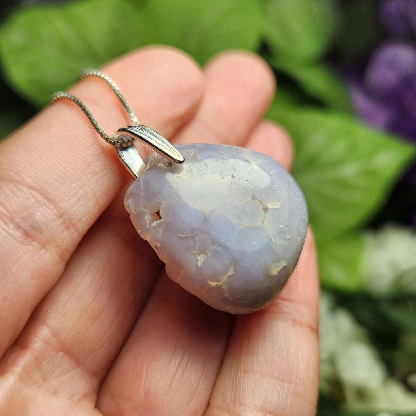 Grape Agate Pendant