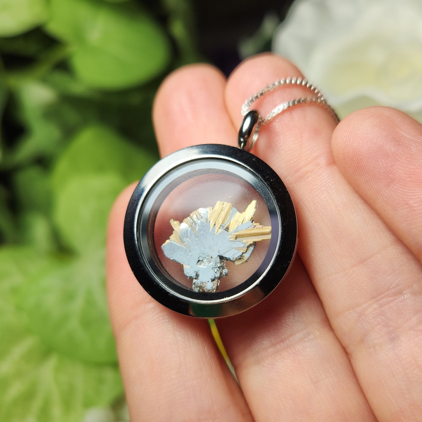 Hematite Rutile Pendant