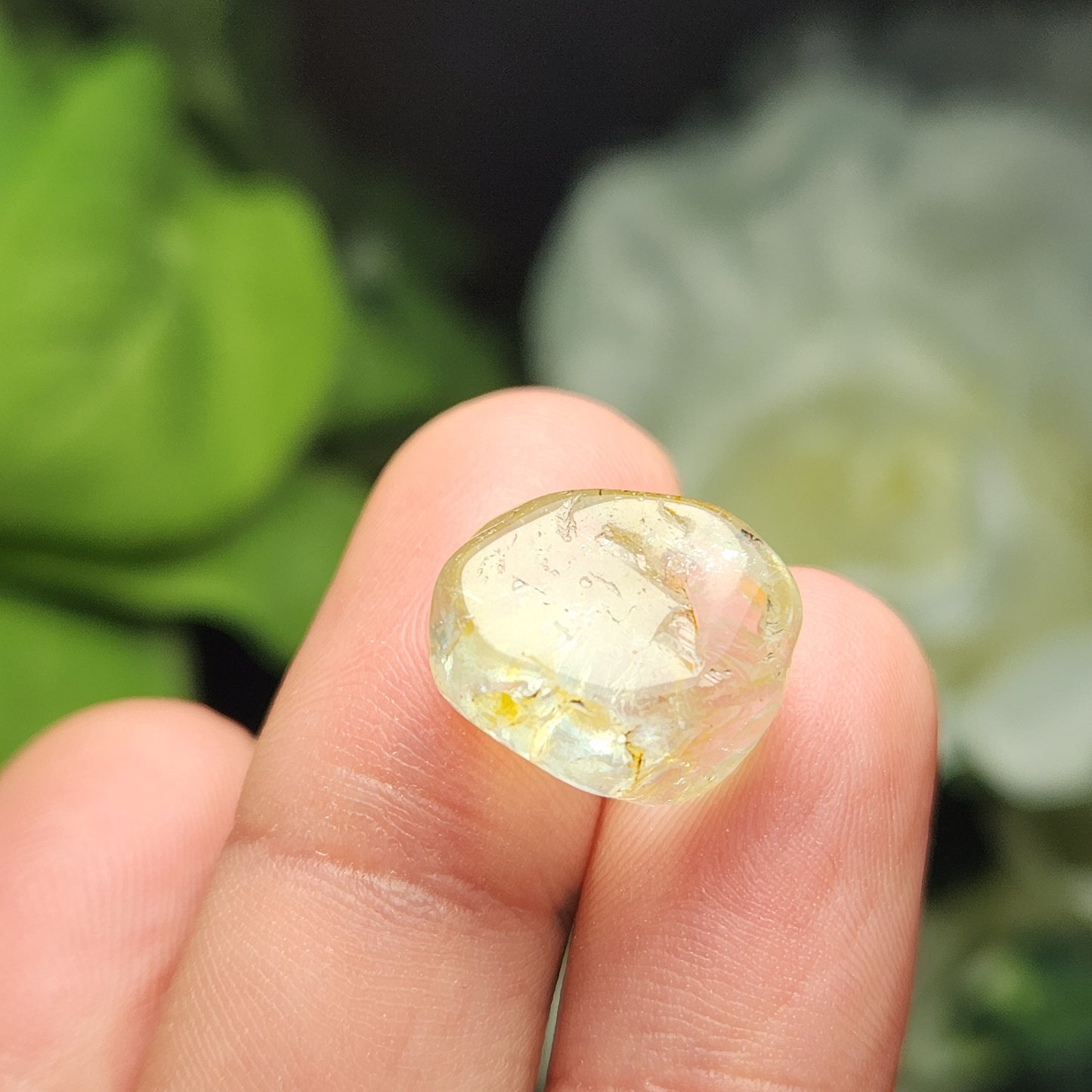 Polished Natural Topaz Crystal