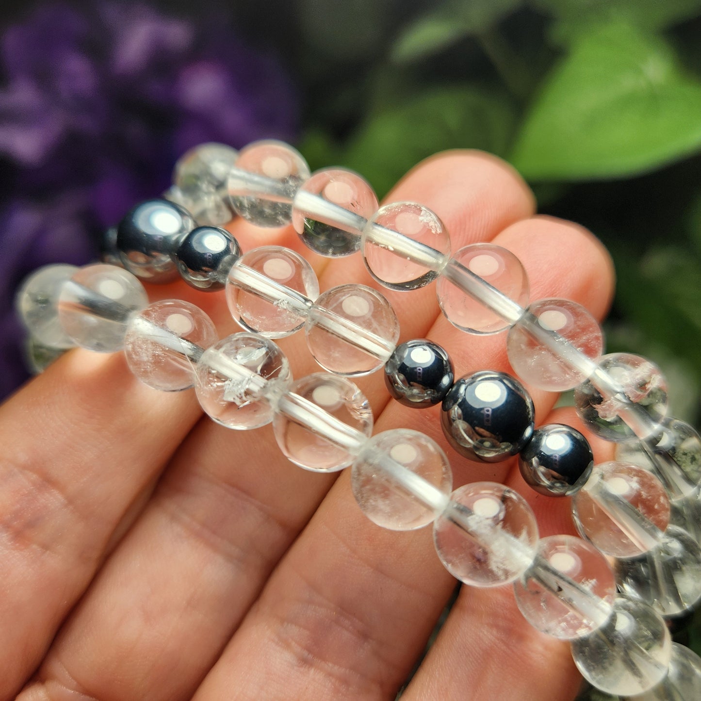 Terahertz & Quartz Bracelet