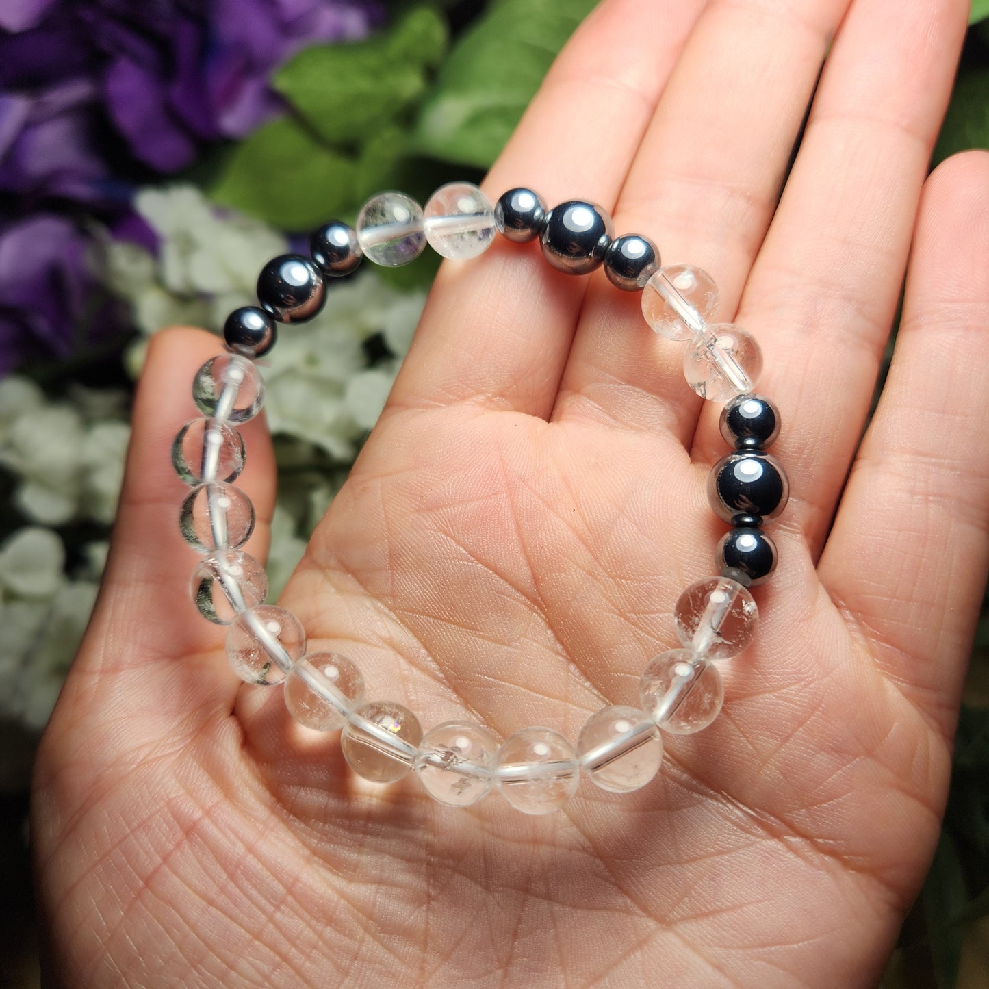 Terahertz & Quartz Bracelet